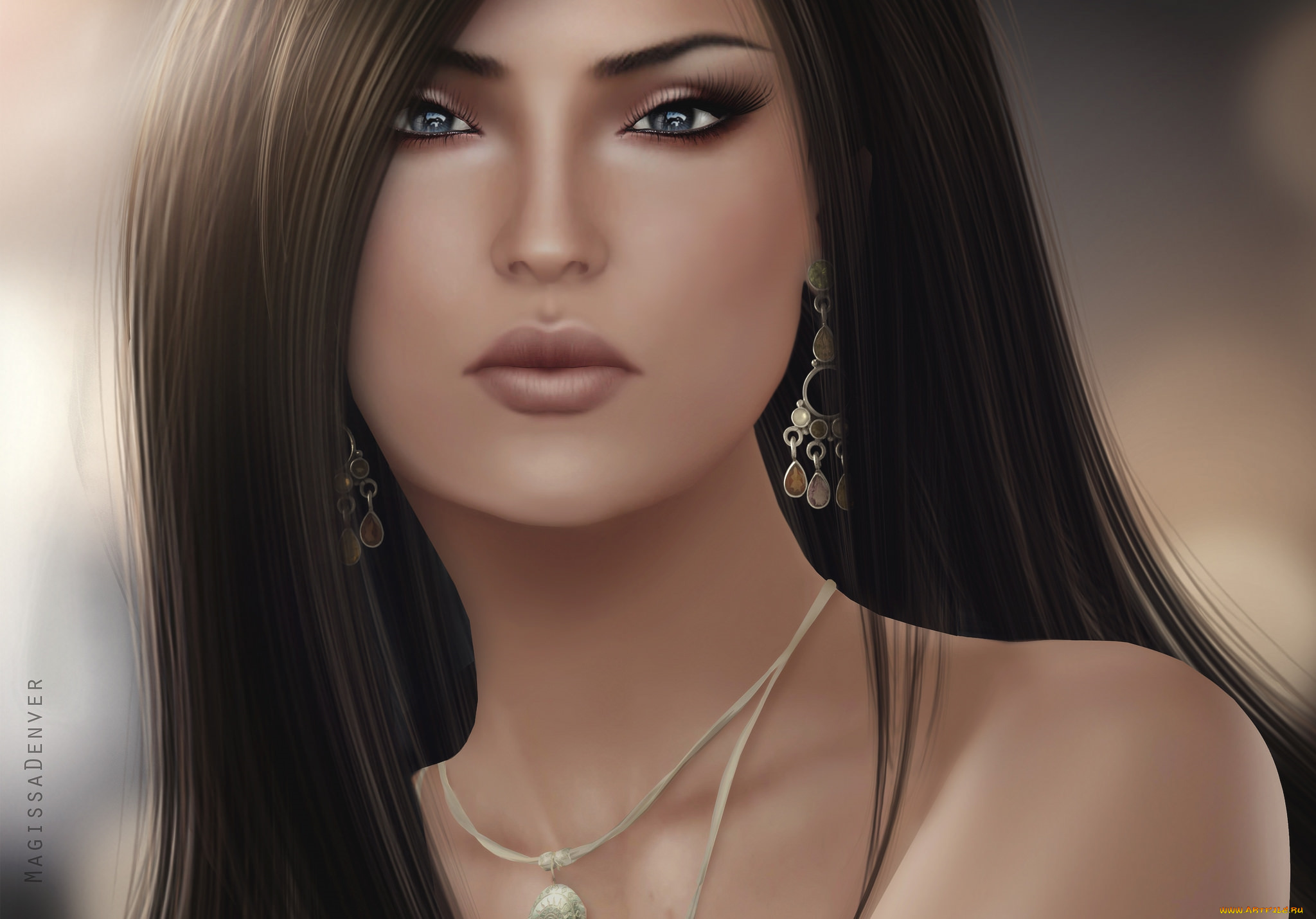 3д, графика, портрет, , portraits, волосы