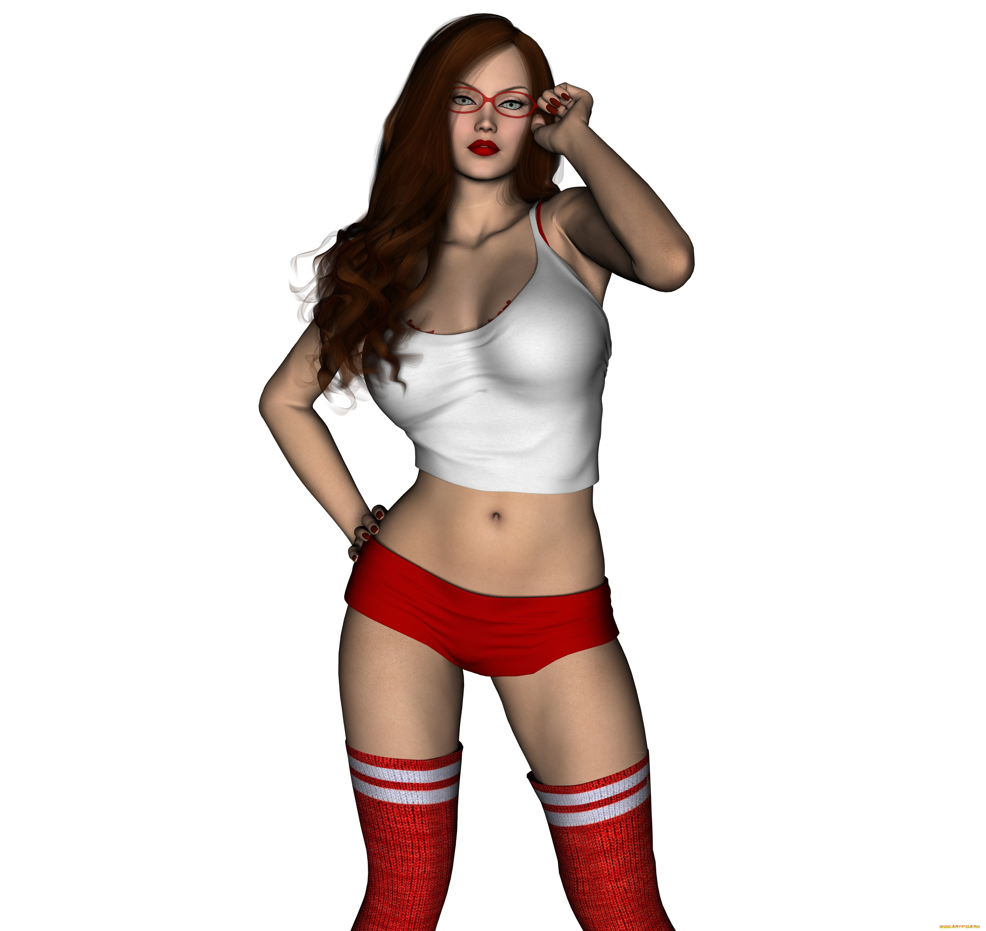 3д, графика, люди, , people, девушка, взгляд