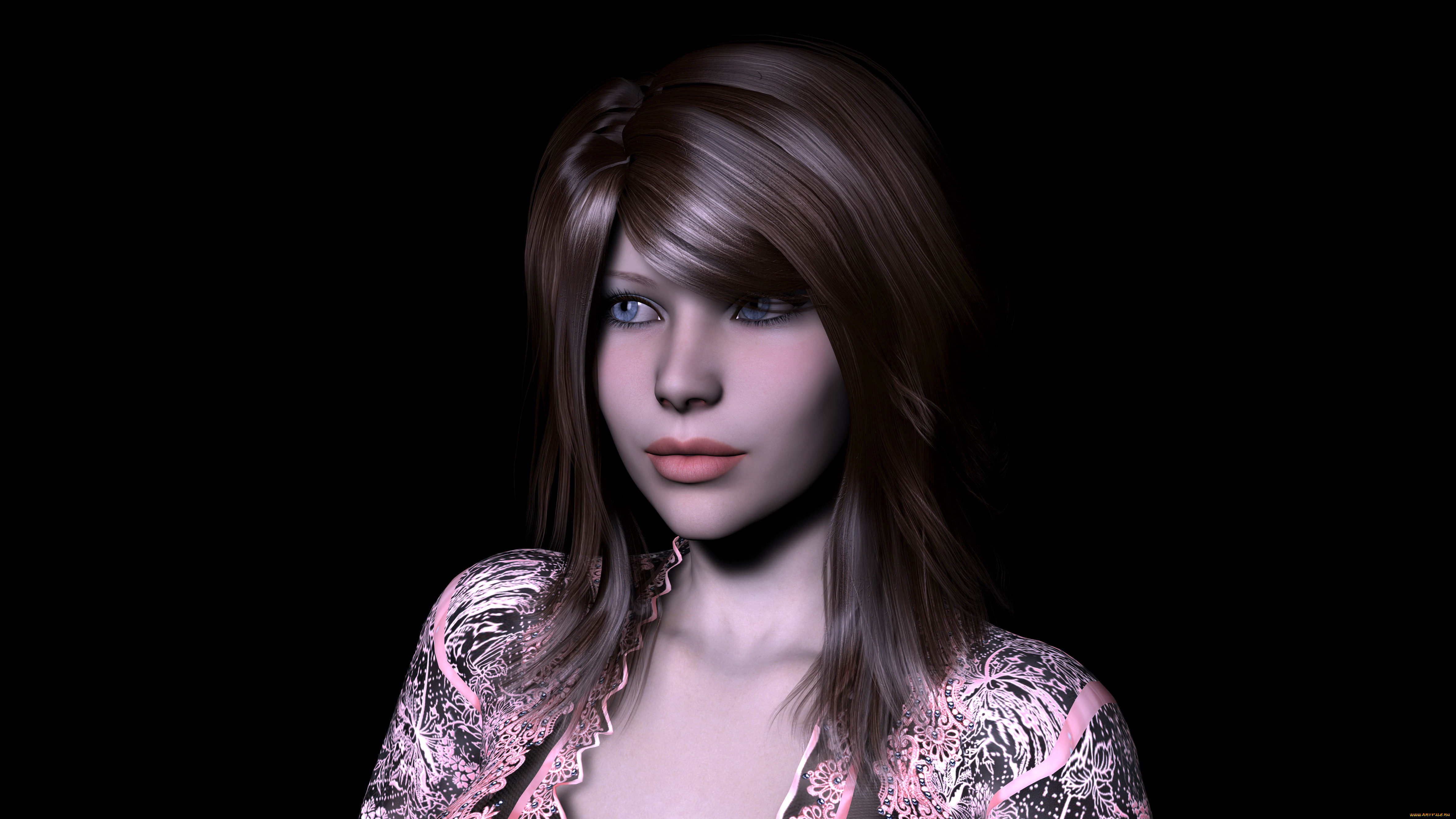 nonna, 3д, графика, портрет, , portraits, девушка, взгляд