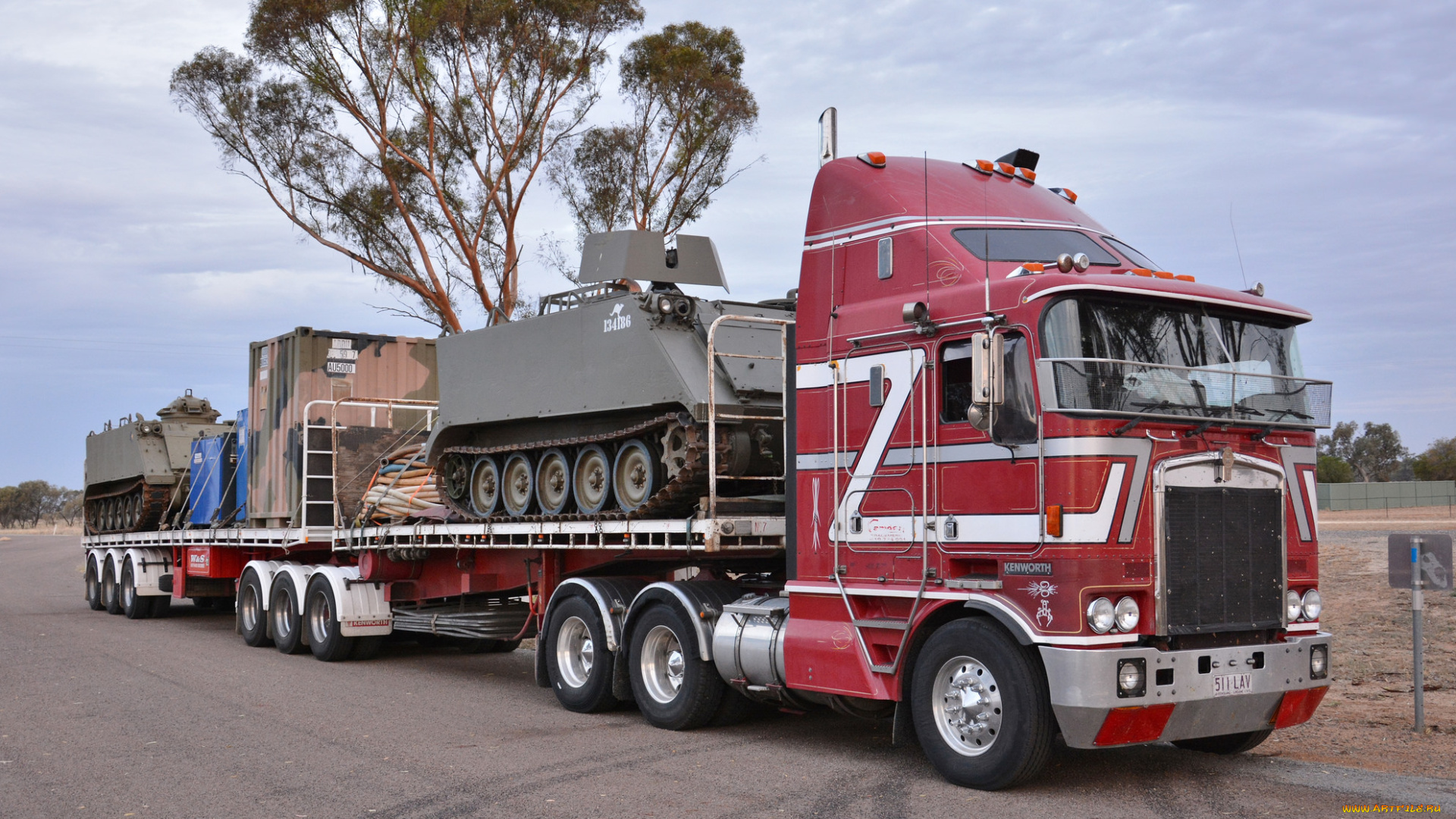 автомобили, kenworth, тягач, грузовик, седельный, тяжелый