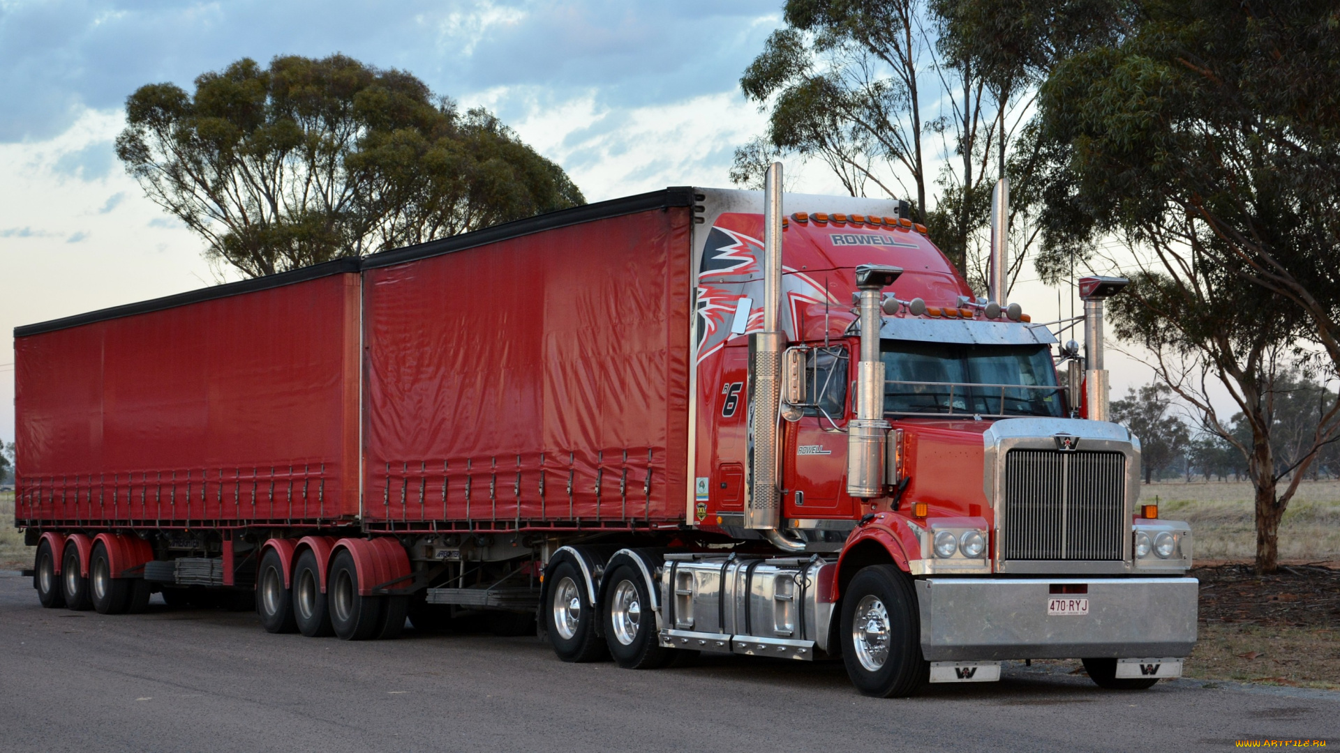 автомобили, kenworth, тягач, седельный, грузовик, тяжелый