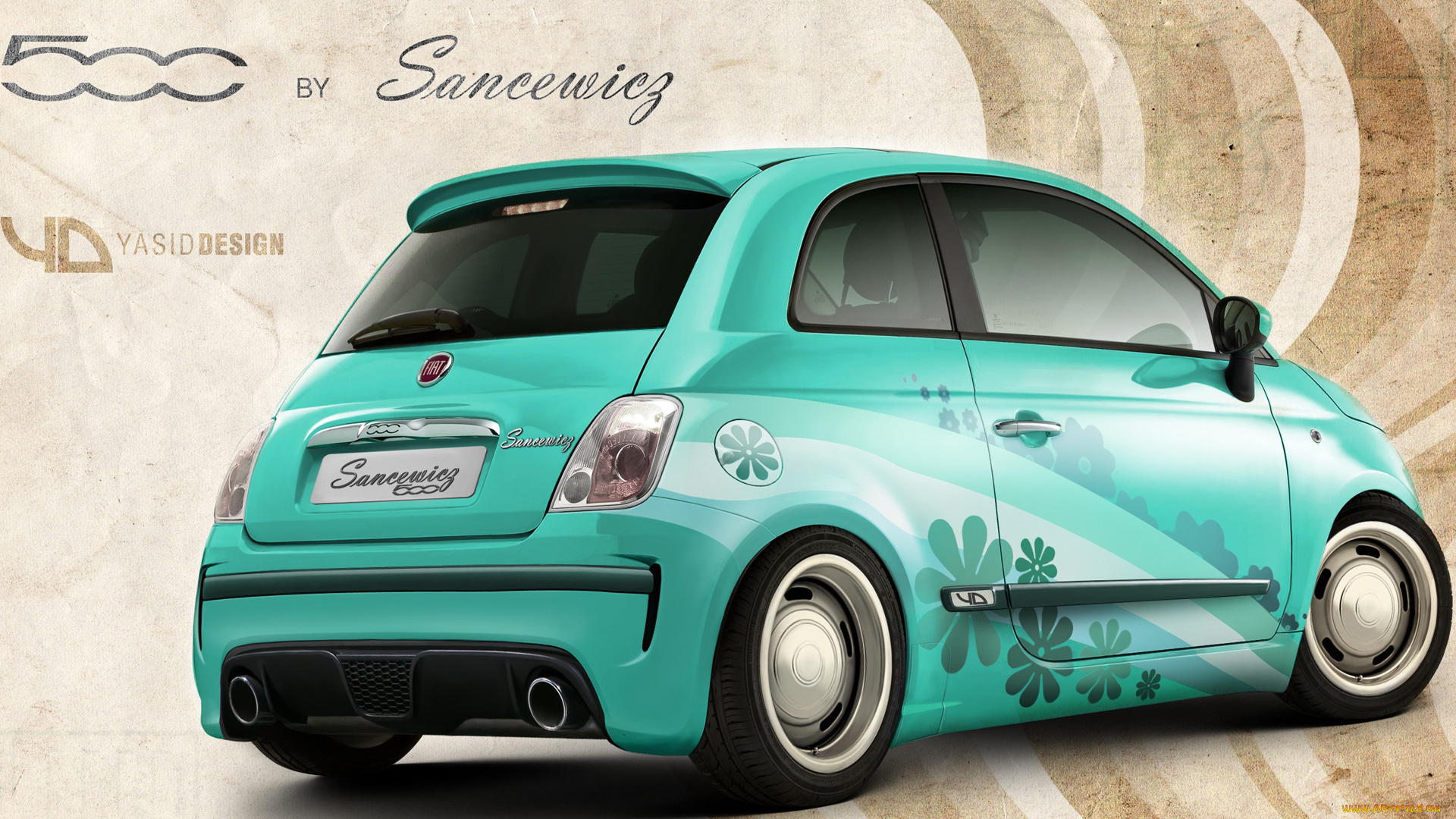 автомобили, виртуальный, тюнинг, fiat