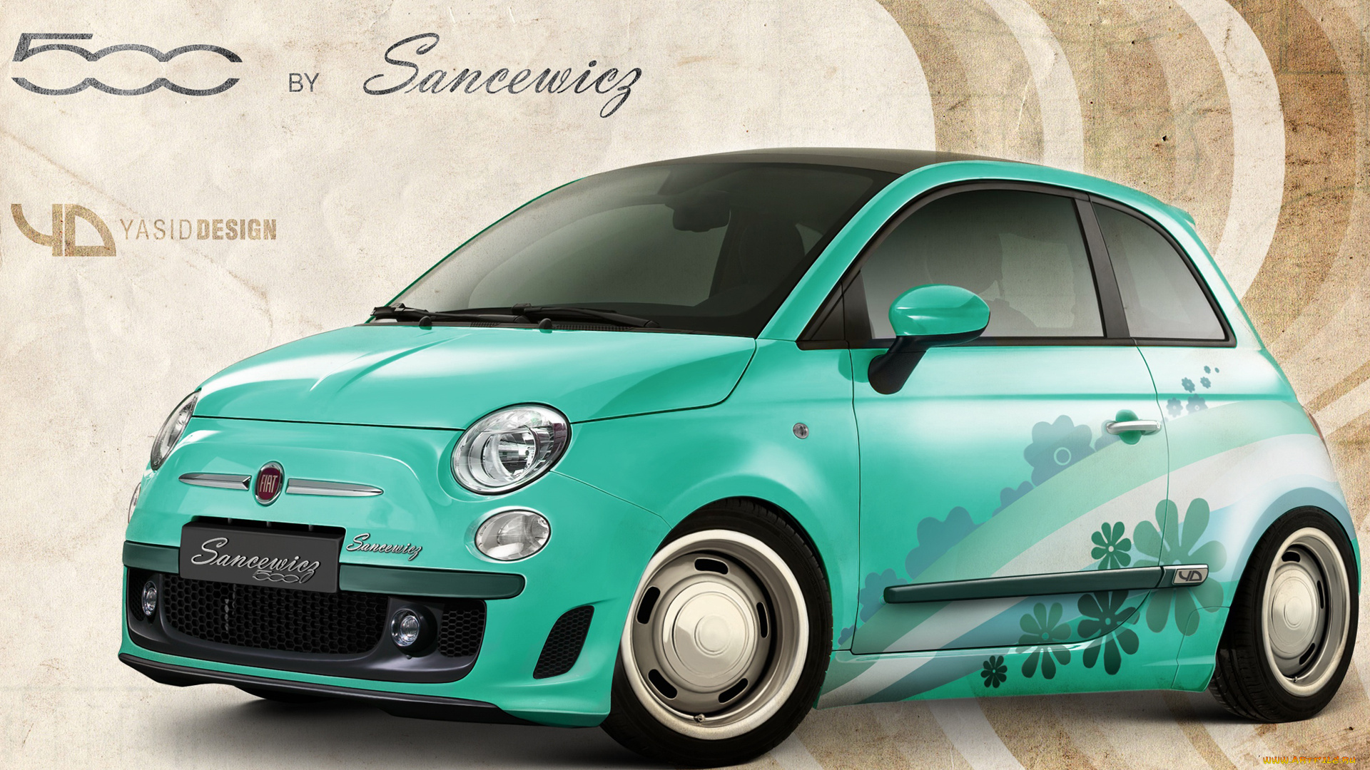 автомобили, виртуальный, тюнинг, fiat