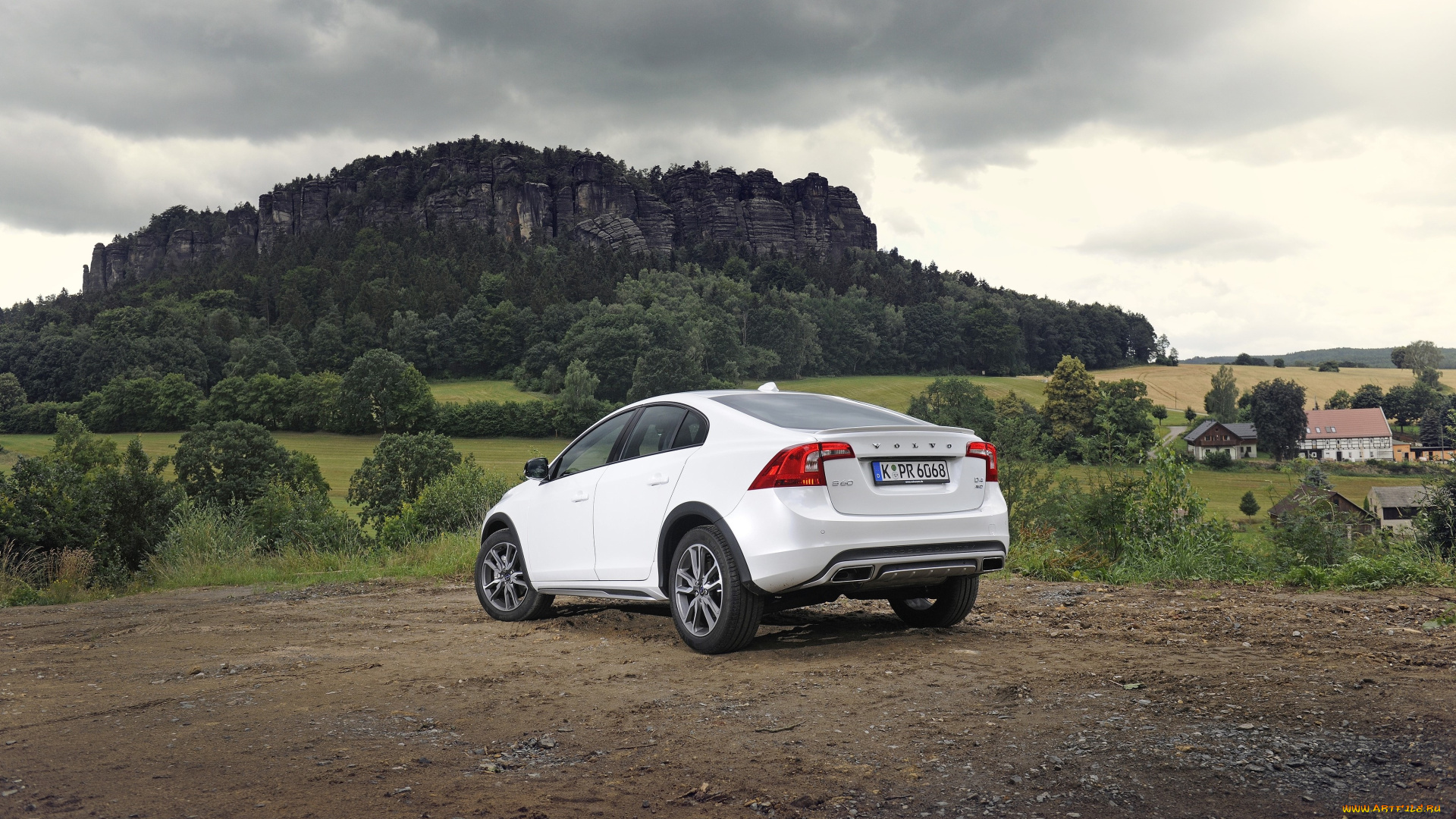 автомобили, volvo, s60, cross, country, 2015г, светлый