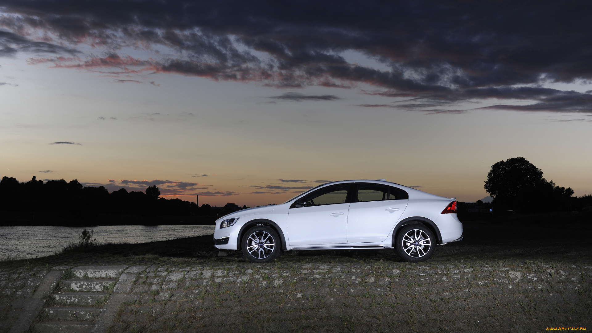 автомобили, volvo, s60, cross, country, 2015г, светлый