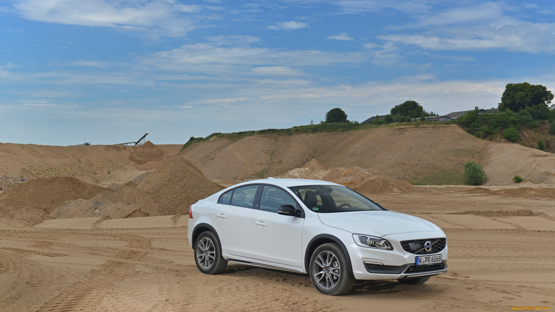 автомобили, volvo, s60, cross, country, 2015г, светлый