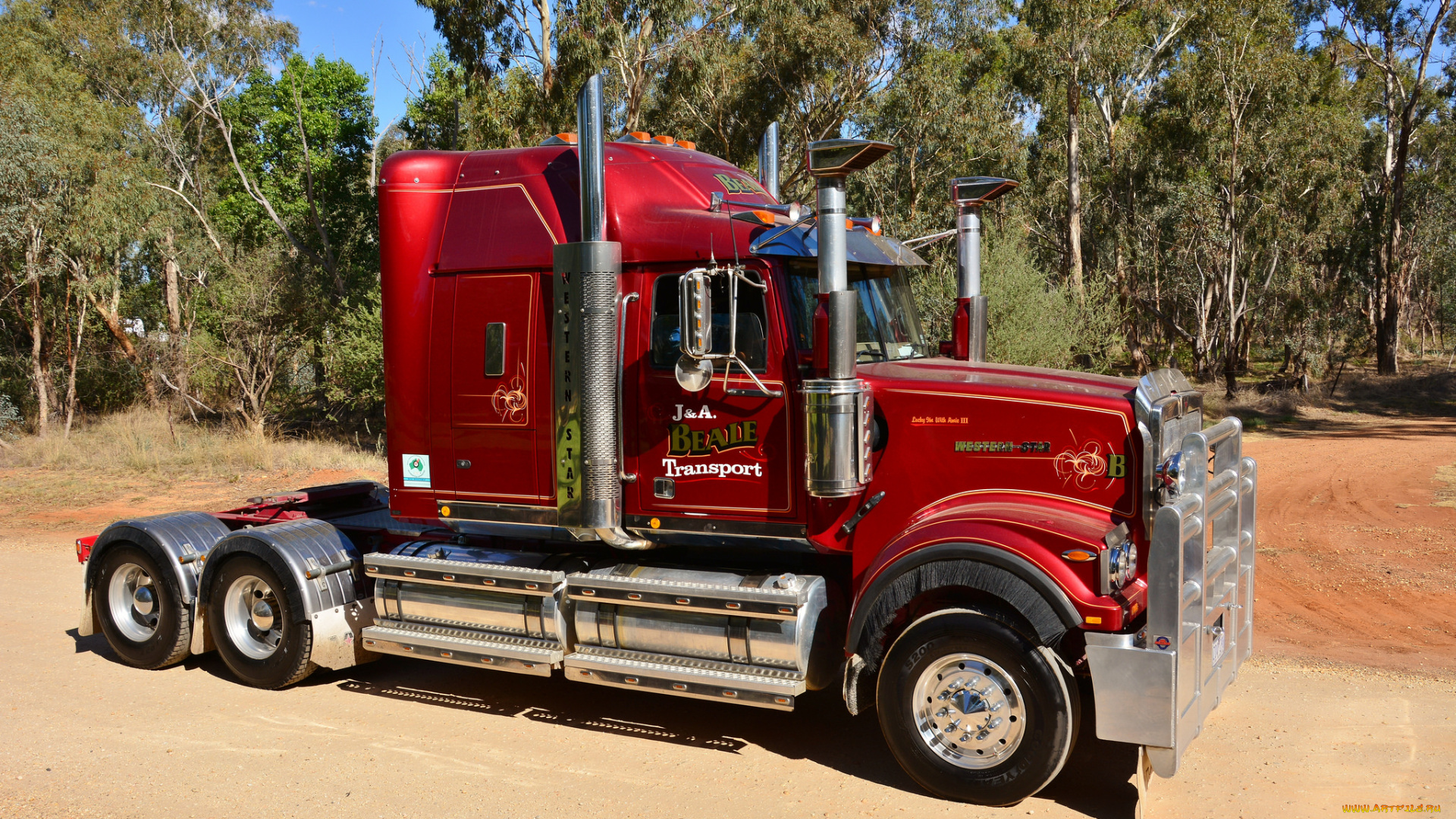 автомобили, western, star, тяжелый, грузовик, седельный, тягач