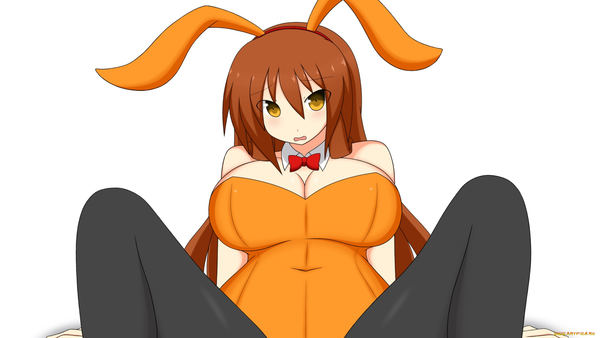 разное, арты, фон, взгляд, девушка, ушки