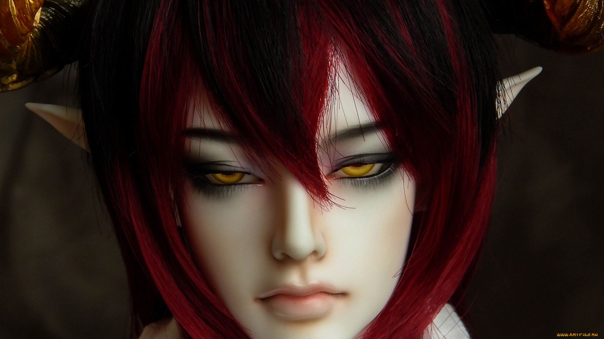 разное, игрушки, демон, кукла, парень, рога