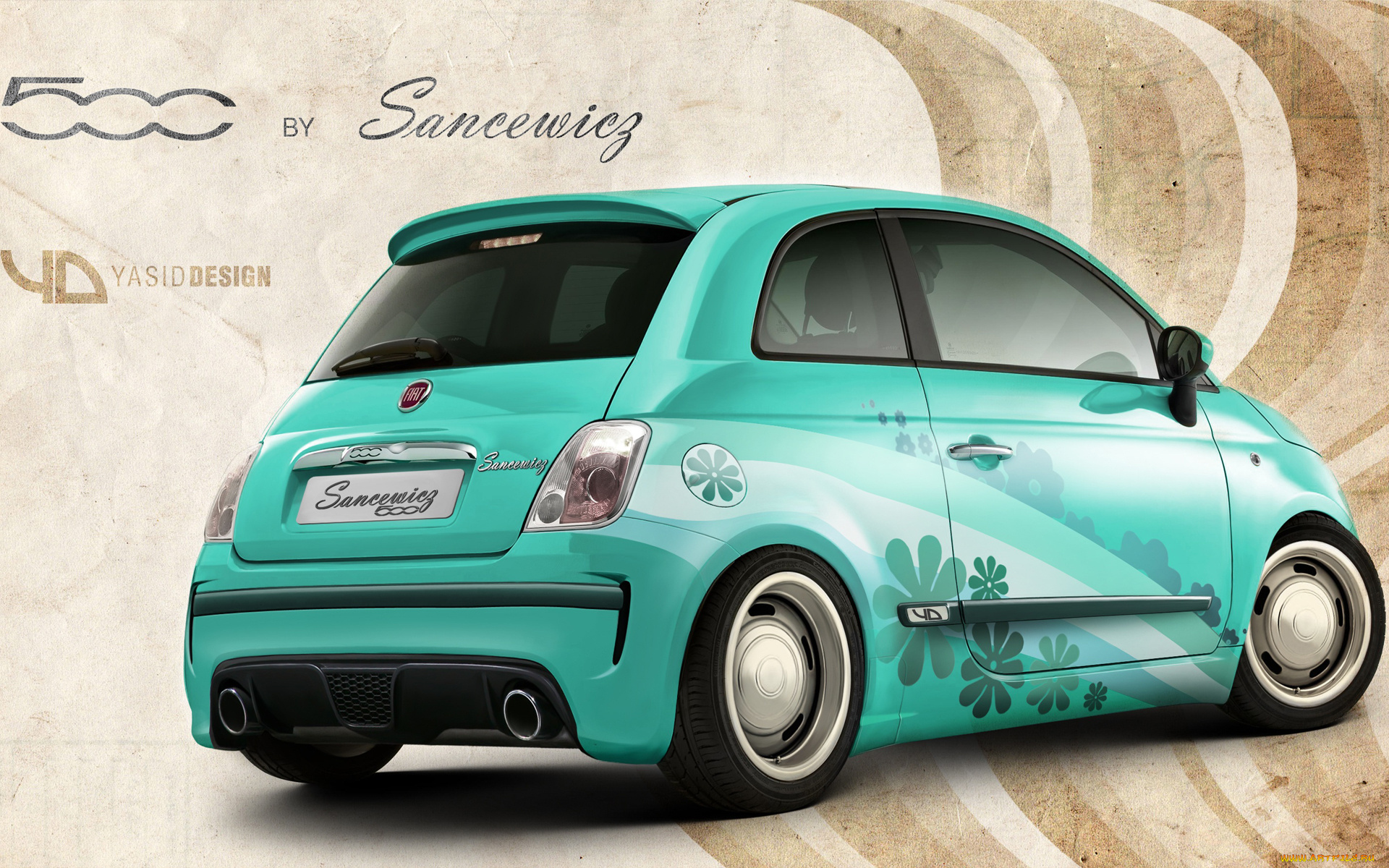 автомобили, виртуальный, тюнинг, fiat