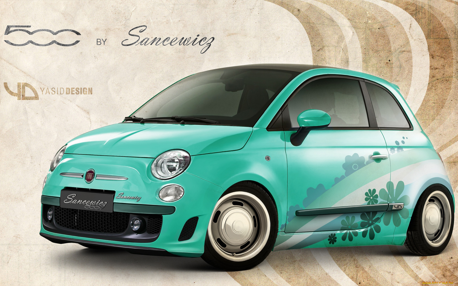 автомобили, виртуальный, тюнинг, fiat