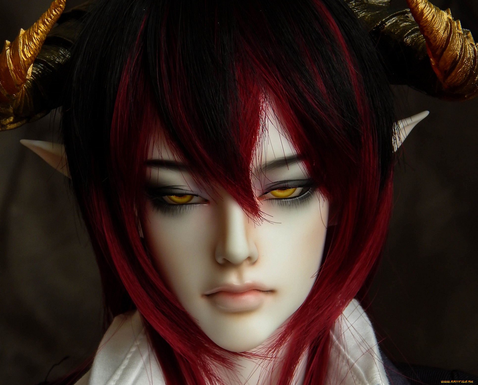 разное, игрушки, демон, кукла, парень, рога