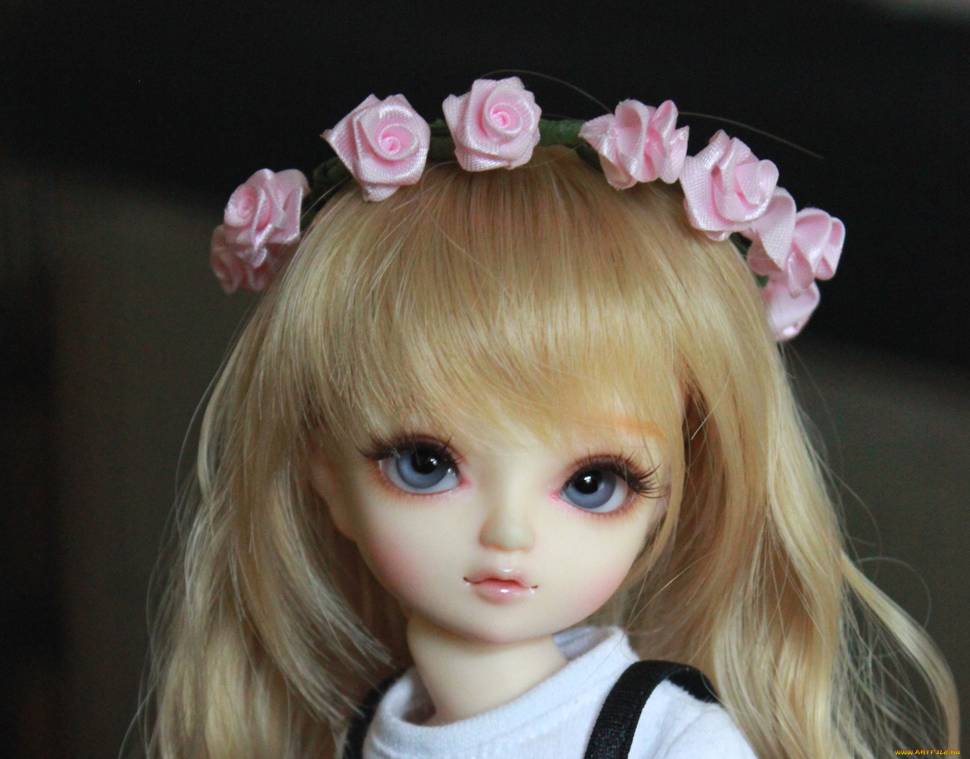 разное, игрушки, кукла, девочка, розы, венок