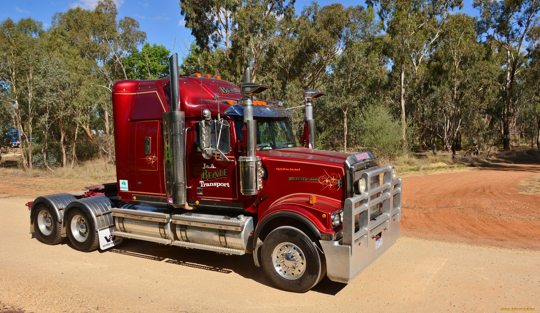 автомобили, western, star, тягач, тяжелый, грузовик, седельный