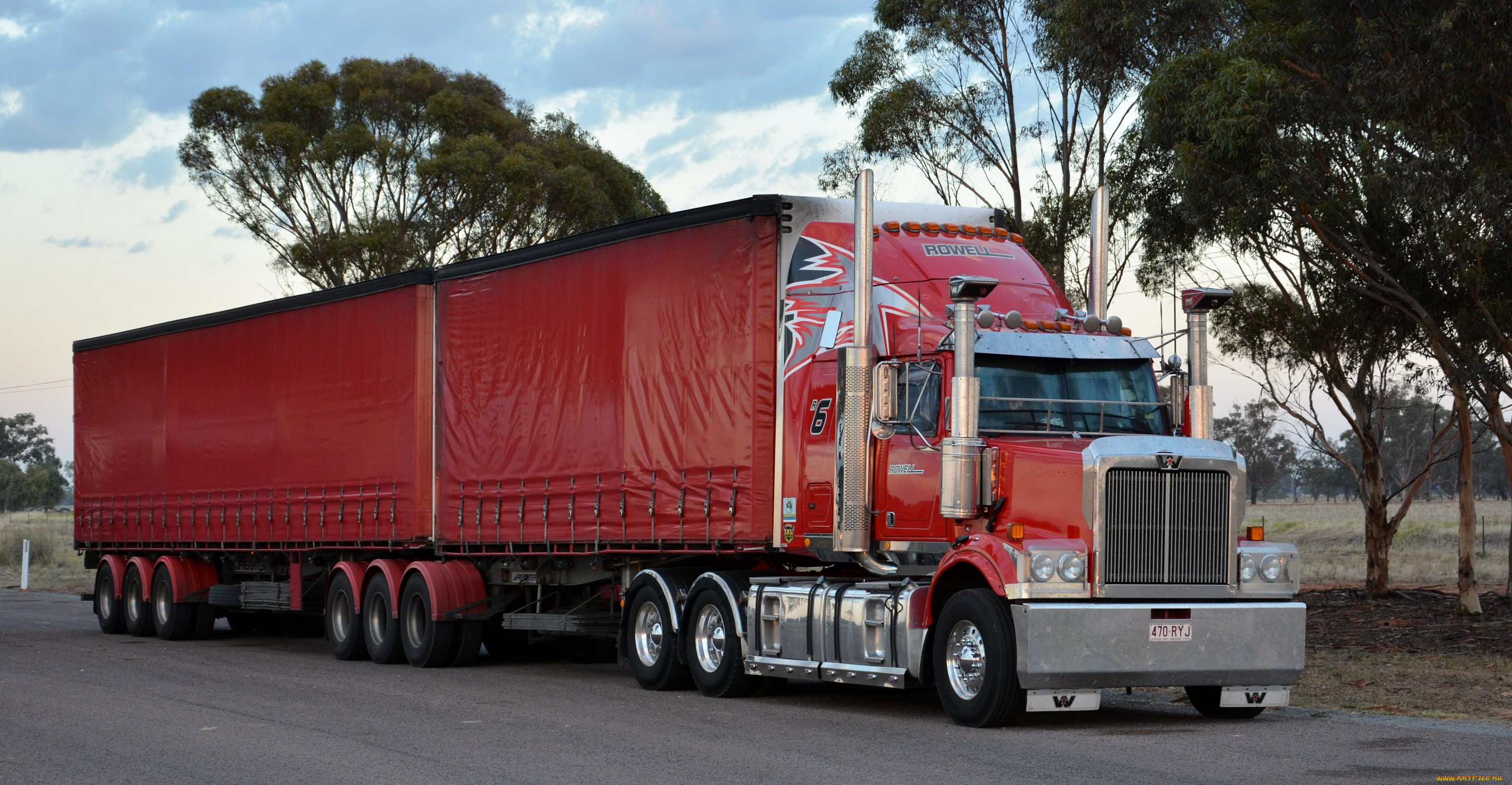 автомобили, kenworth, тягач, седельный, грузовик, тяжелый