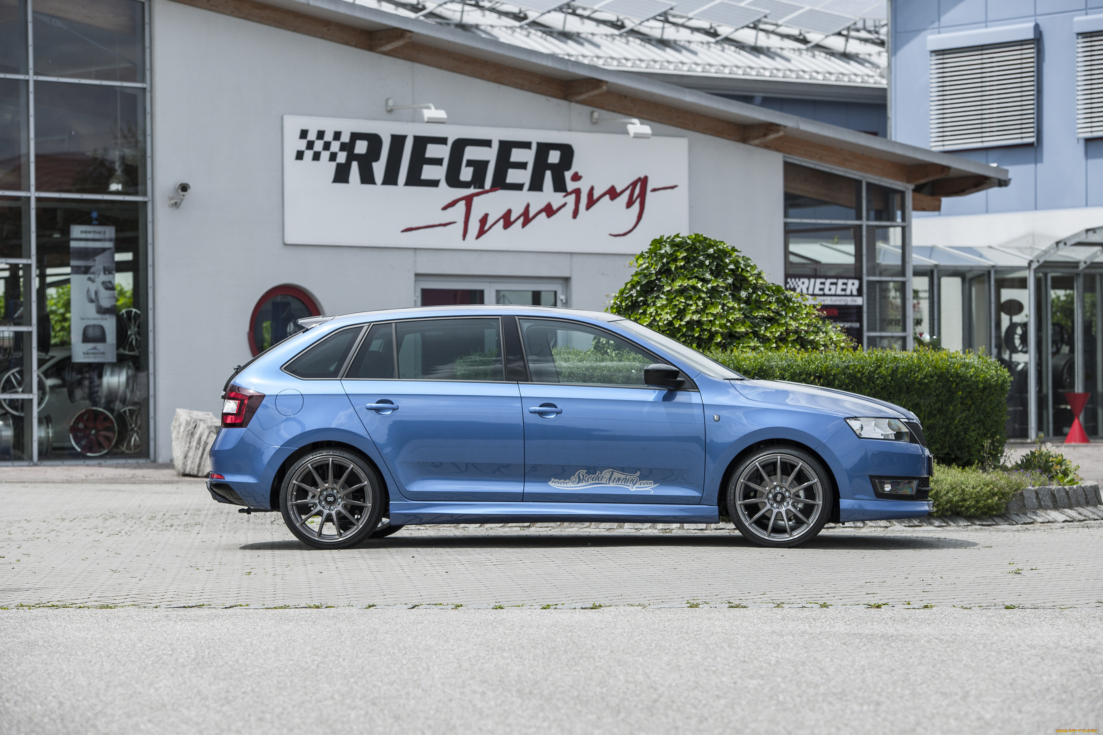 автомобили, skoda, rieger, rapid, spaceback, 2015г, синий