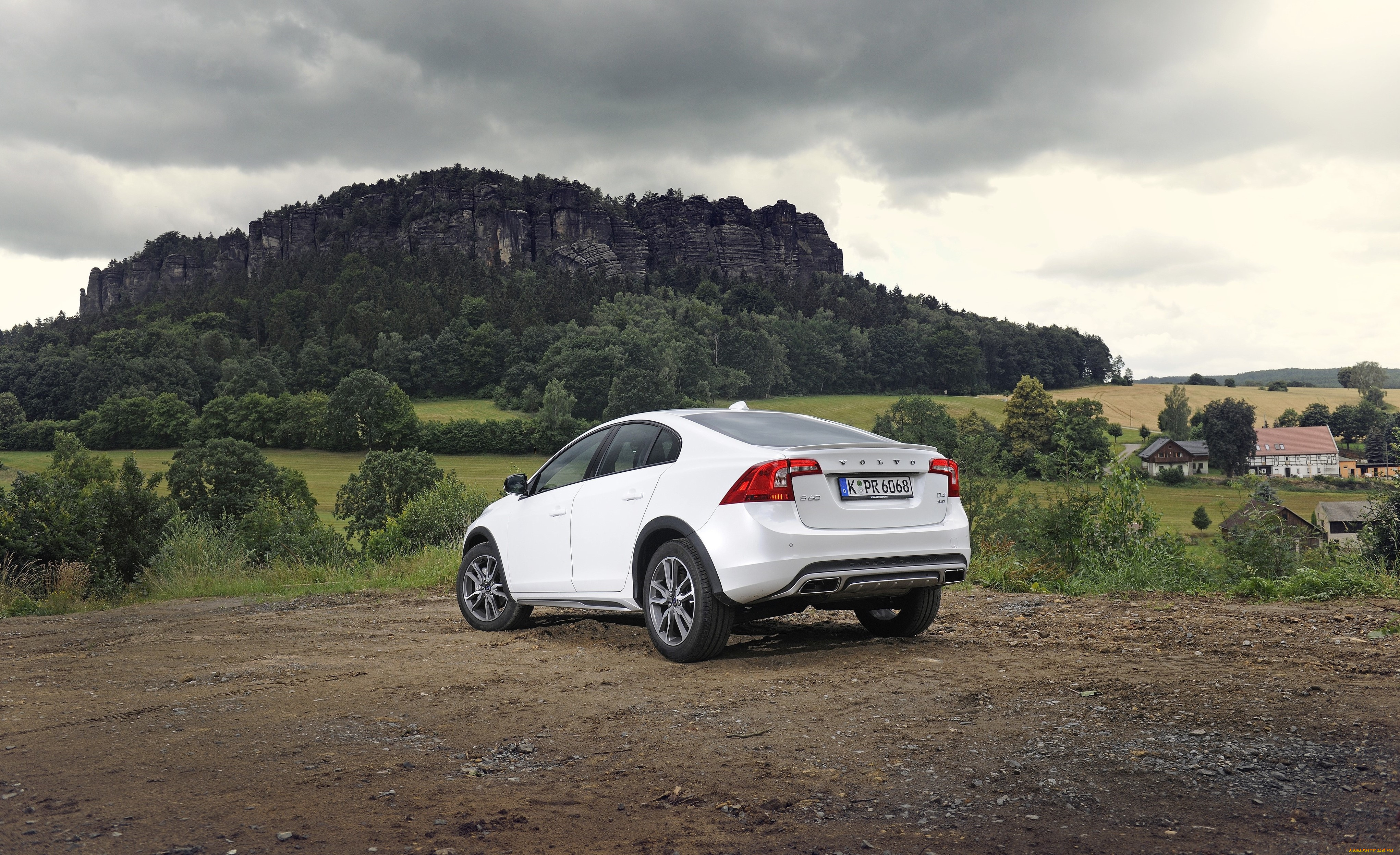 автомобили, volvo, s60, cross, country, 2015г, светлый