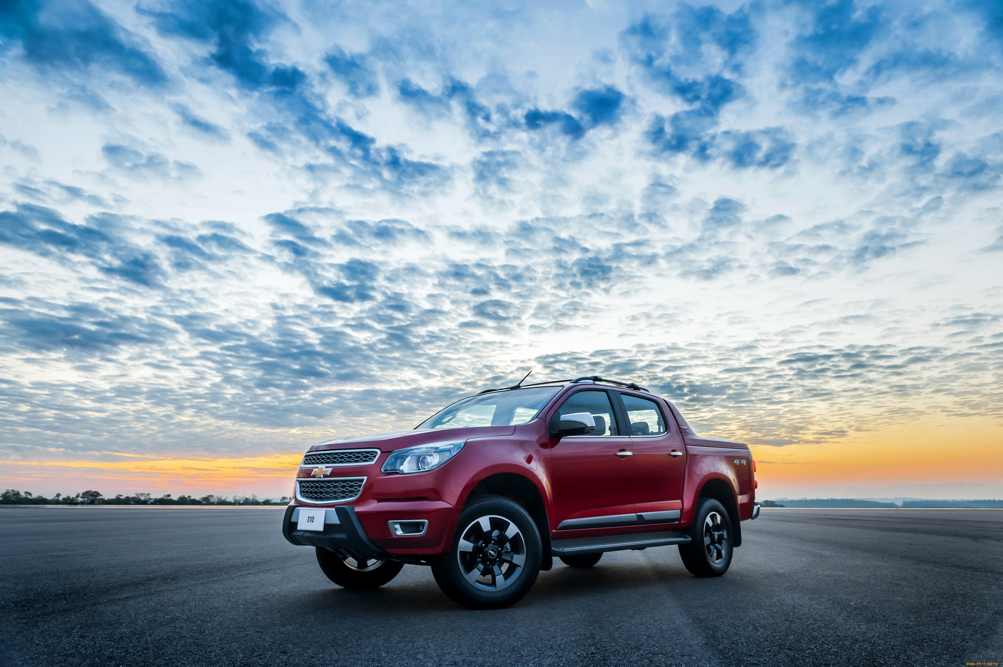 автомобили, chevrolet, красный, 2015г, high, country, s10