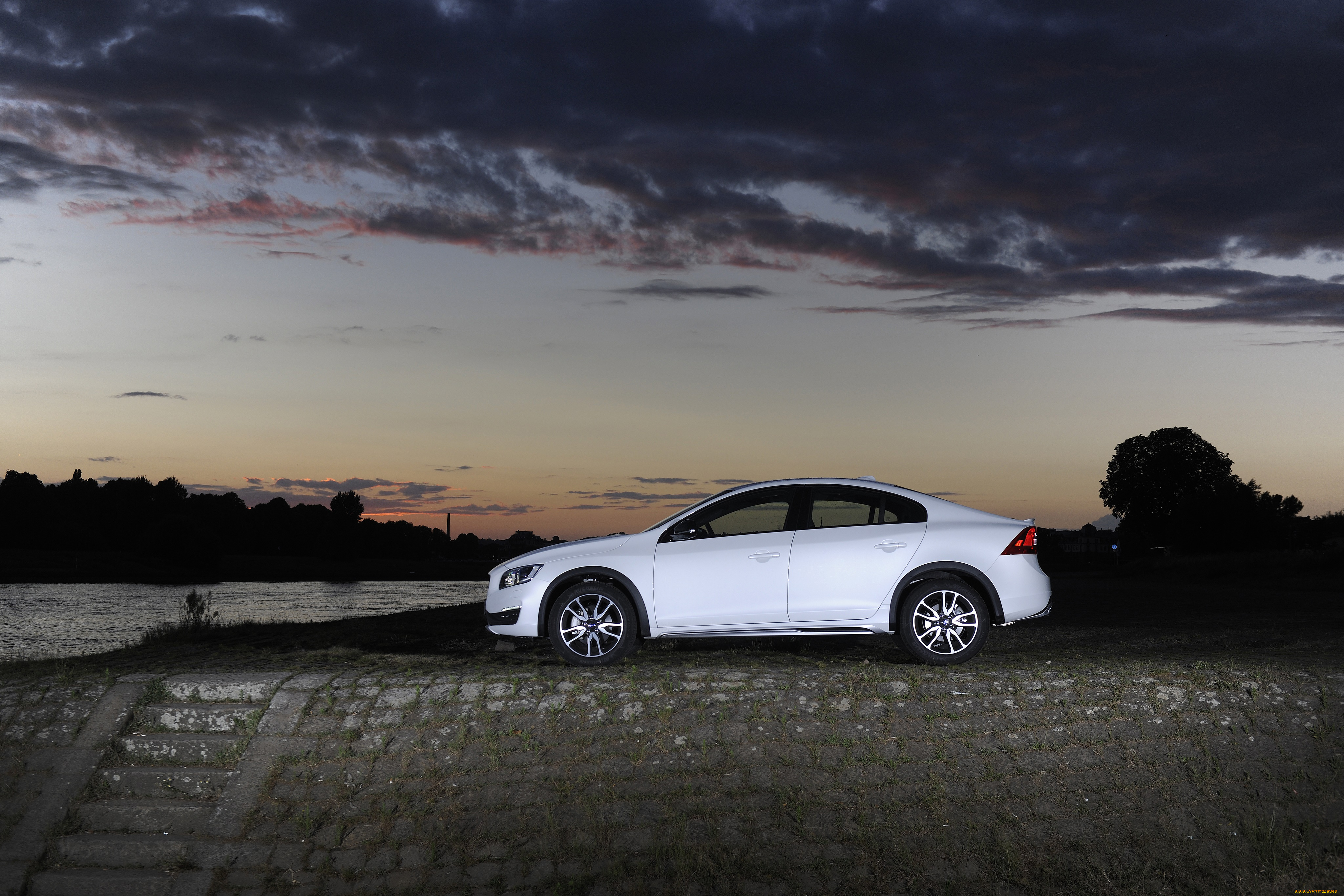 автомобили, volvo, s60, cross, country, 2015г, светлый