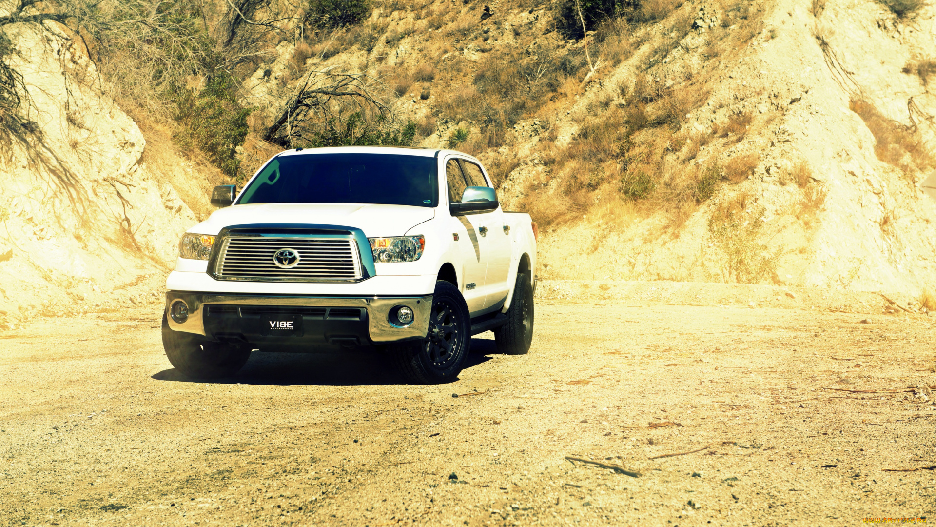 автомобили, toyota, скалы, тойота, белый, tundra, пикап