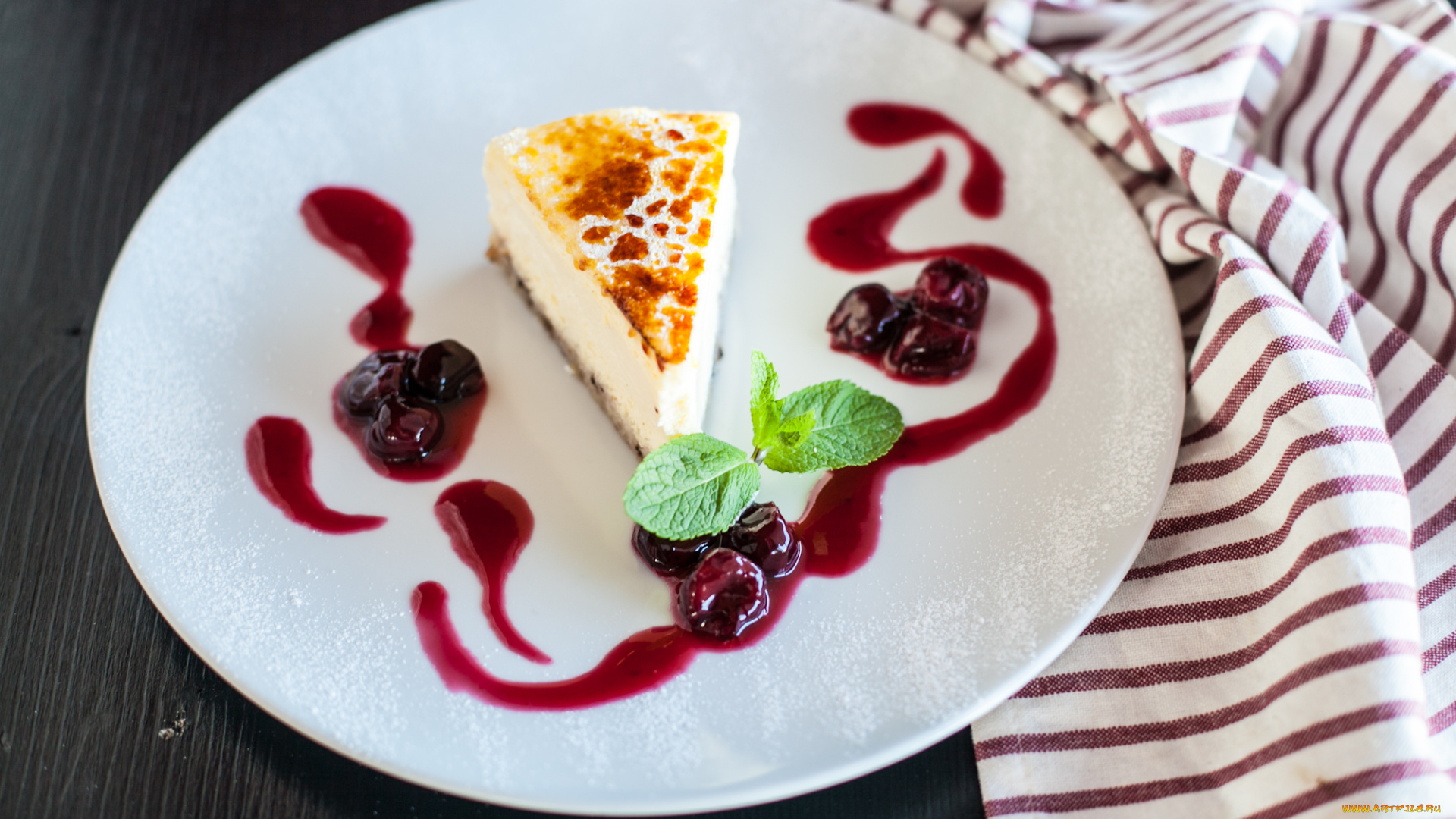 еда, разное, запеканка, мята, ягоды