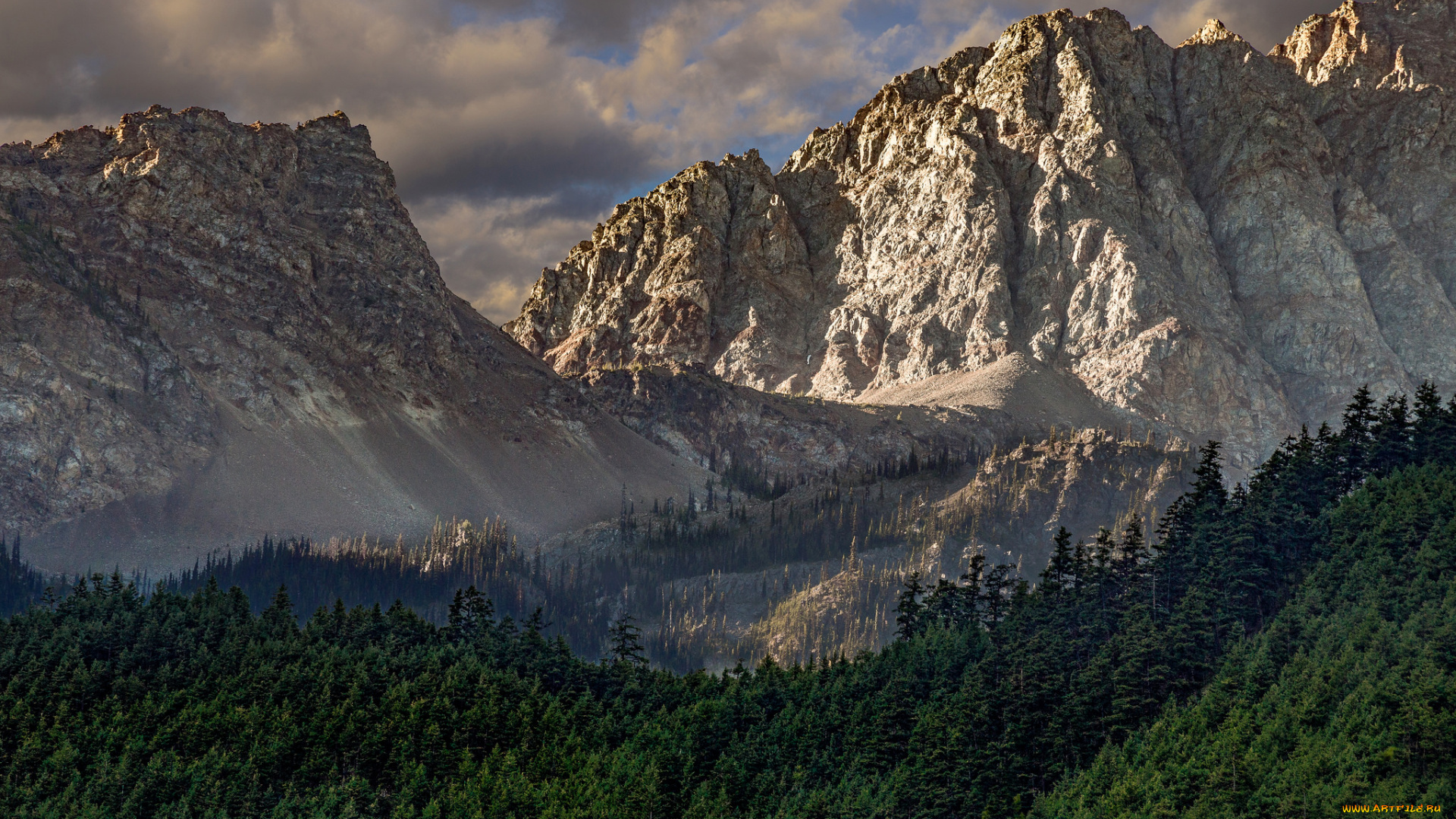 природа, горы, простор