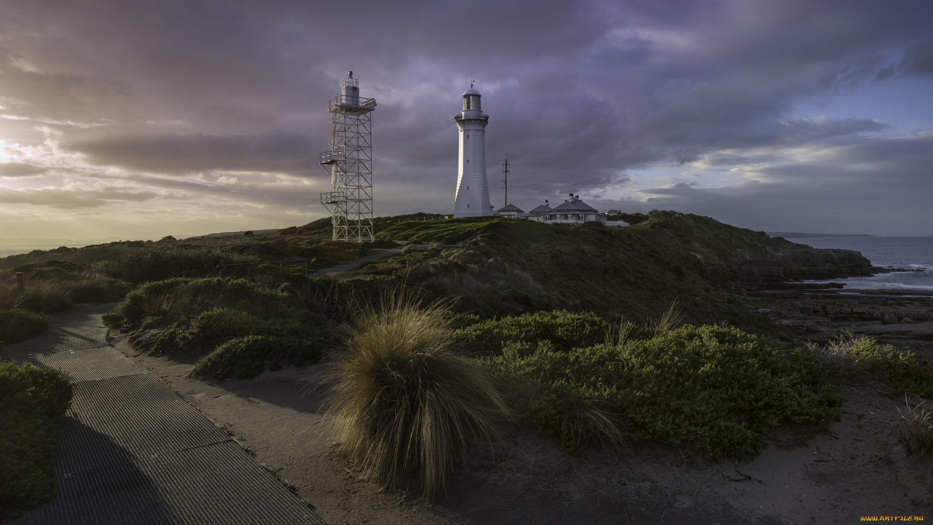 природа, маяки, простор