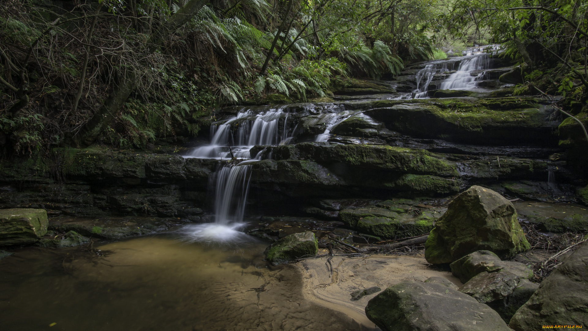 природа, водопады, простор