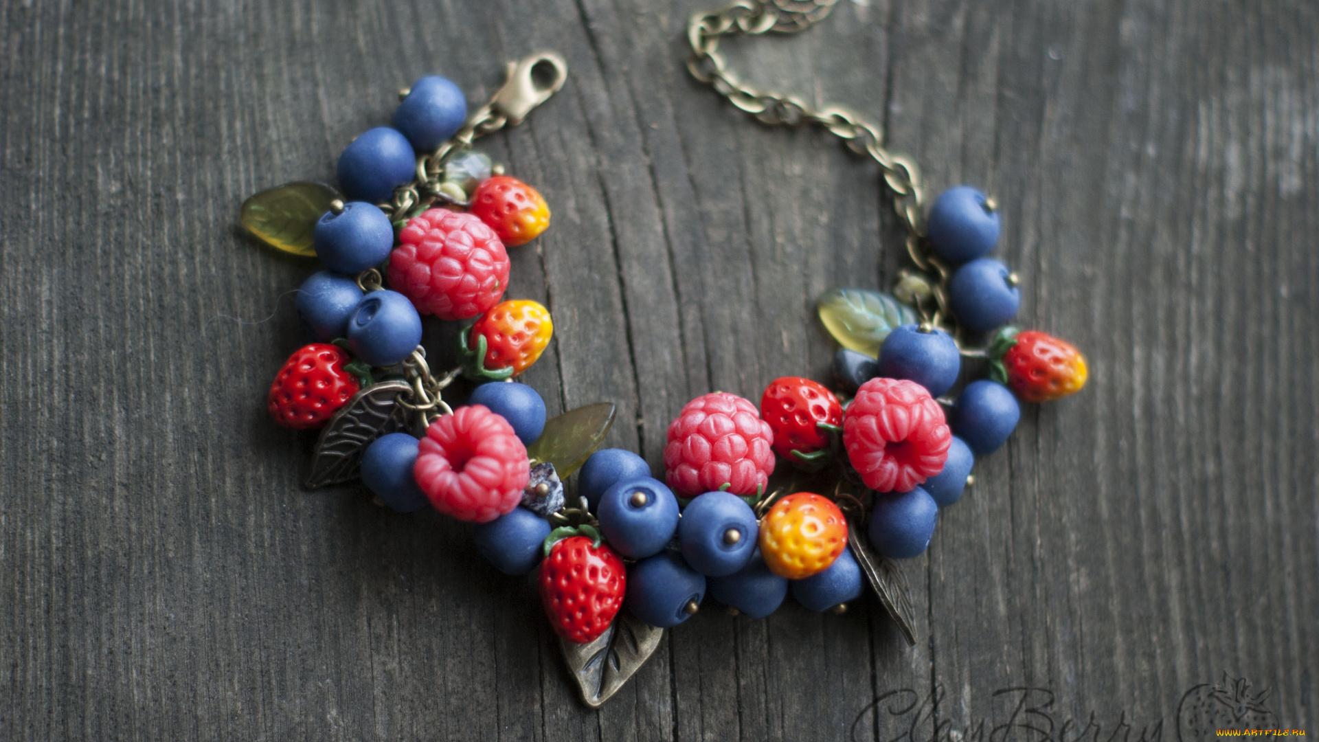 разное, украшения, , аксессуары, , веера, браслет, ежевика, ягоды