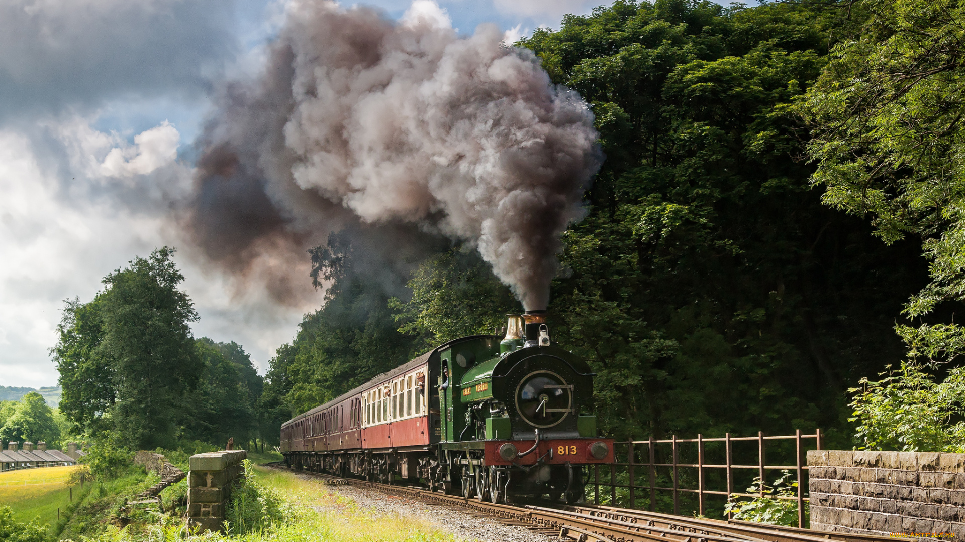 техника, паровозы, паровоз, рельсы