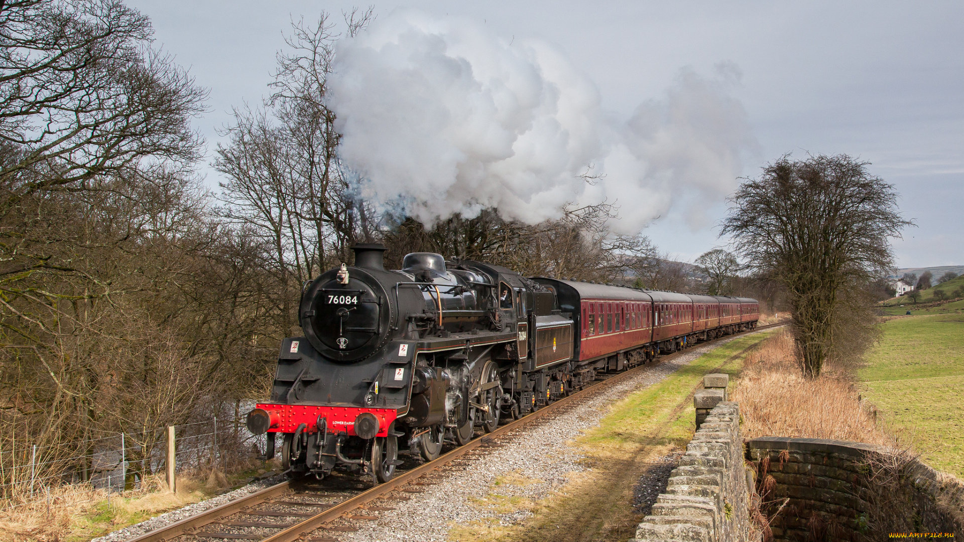 техника, паровозы, паровоз, рельсы