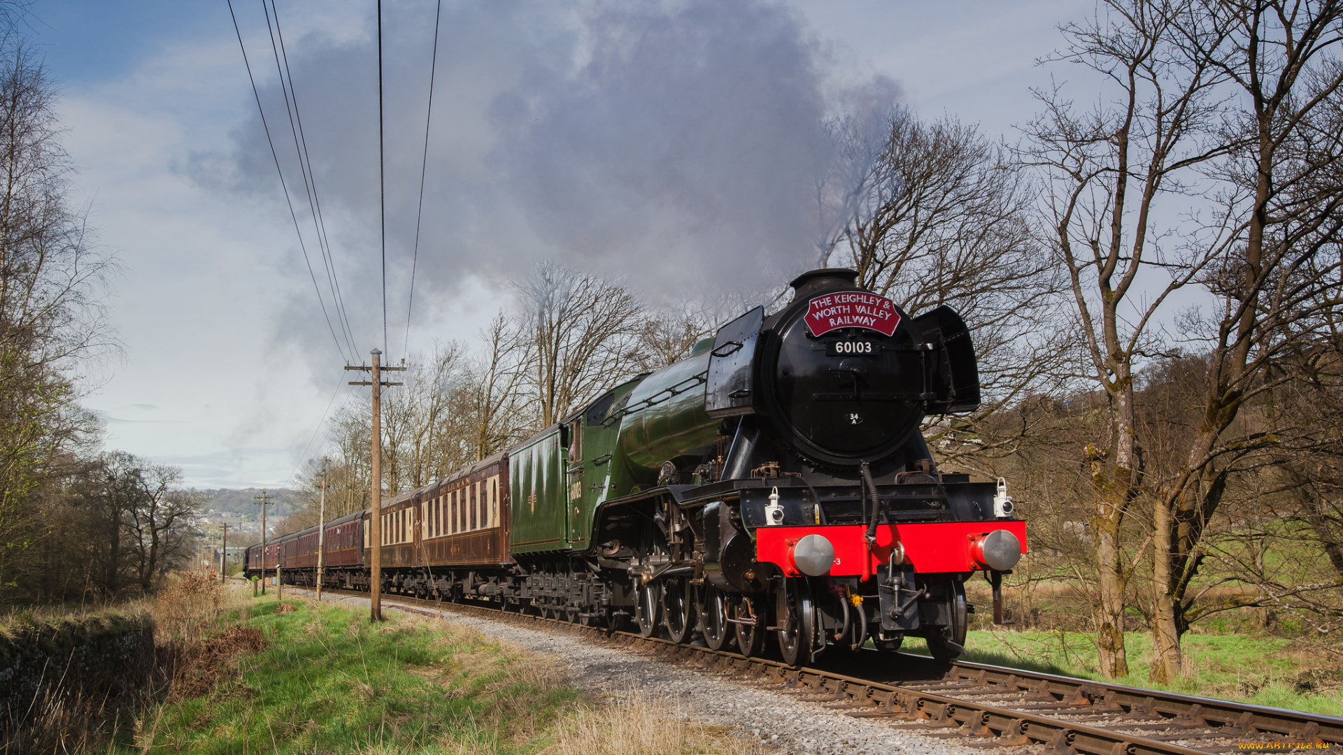 техника, паровозы, рельсы, паровоз