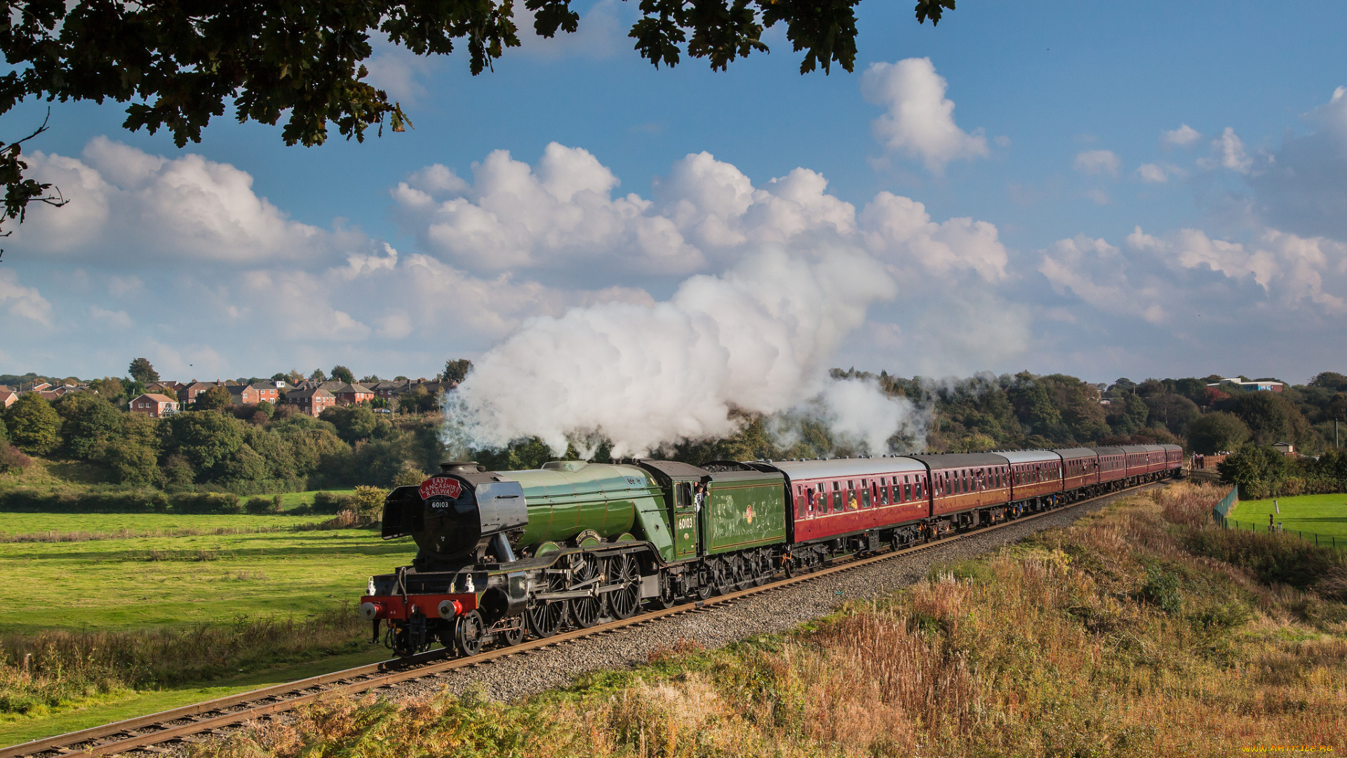 техника, паровозы, рельсы, паровоз