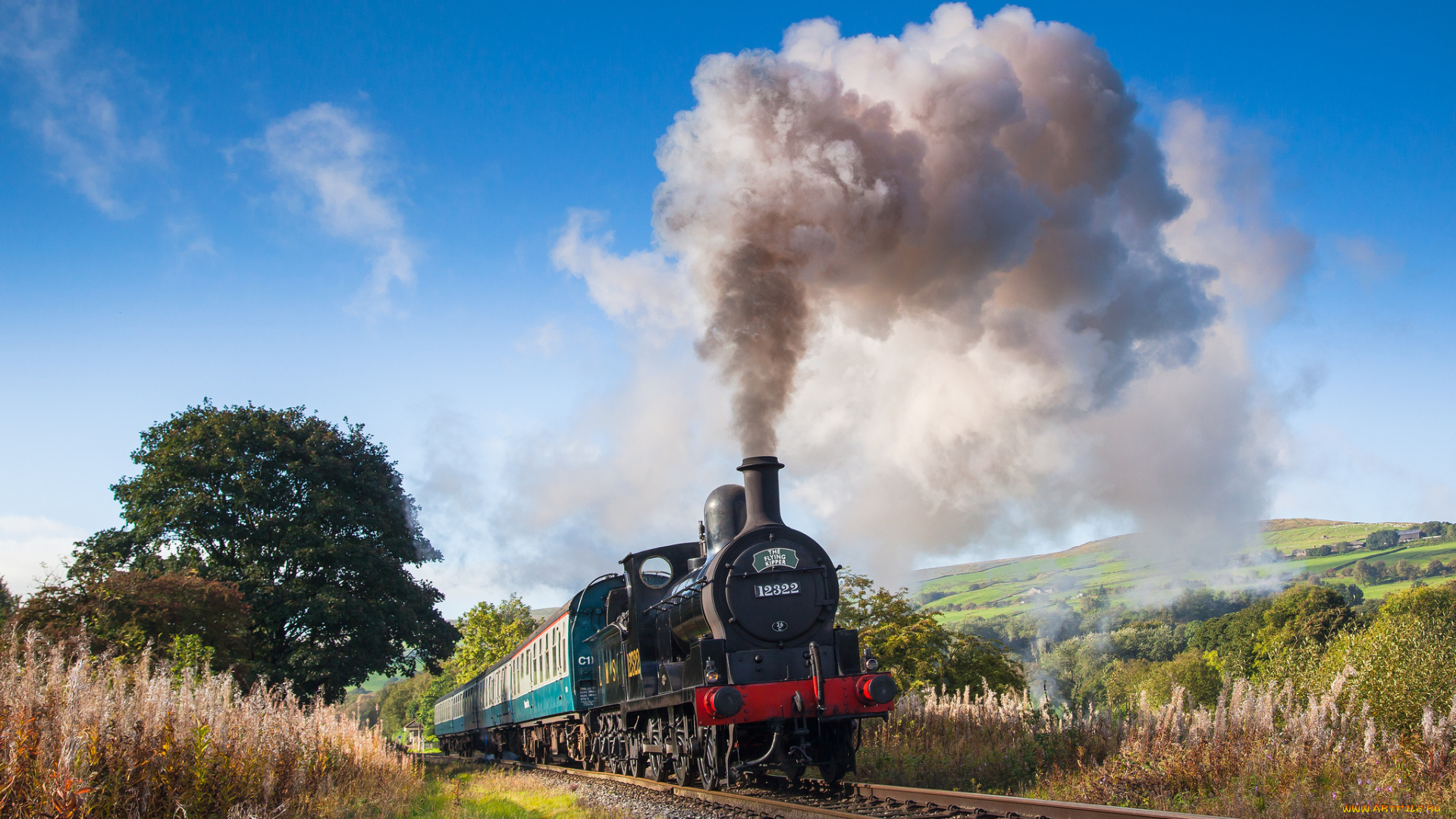 техника, паровозы, рельсы, паровоз