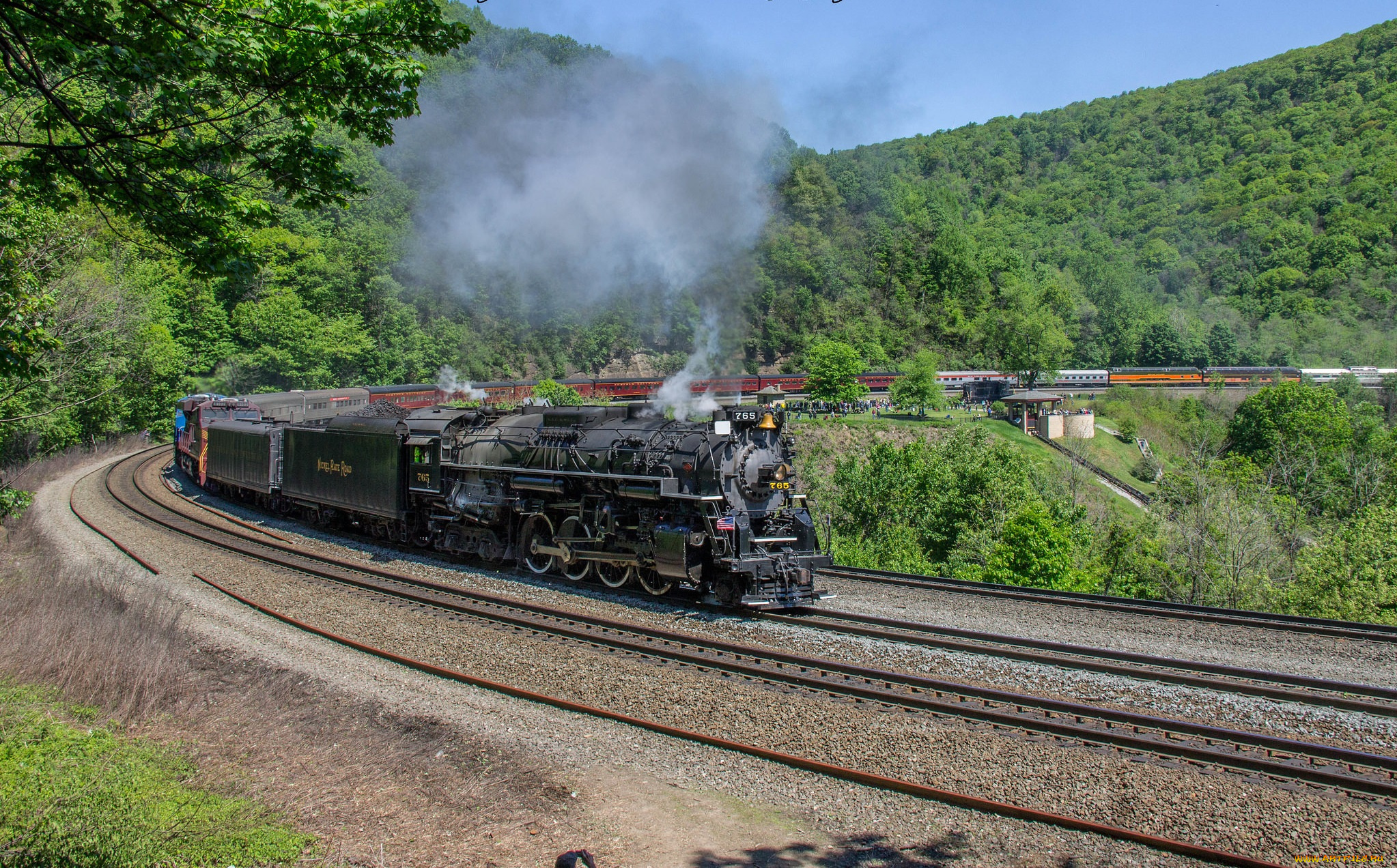 техника, паровозы, рельсы, паровоз