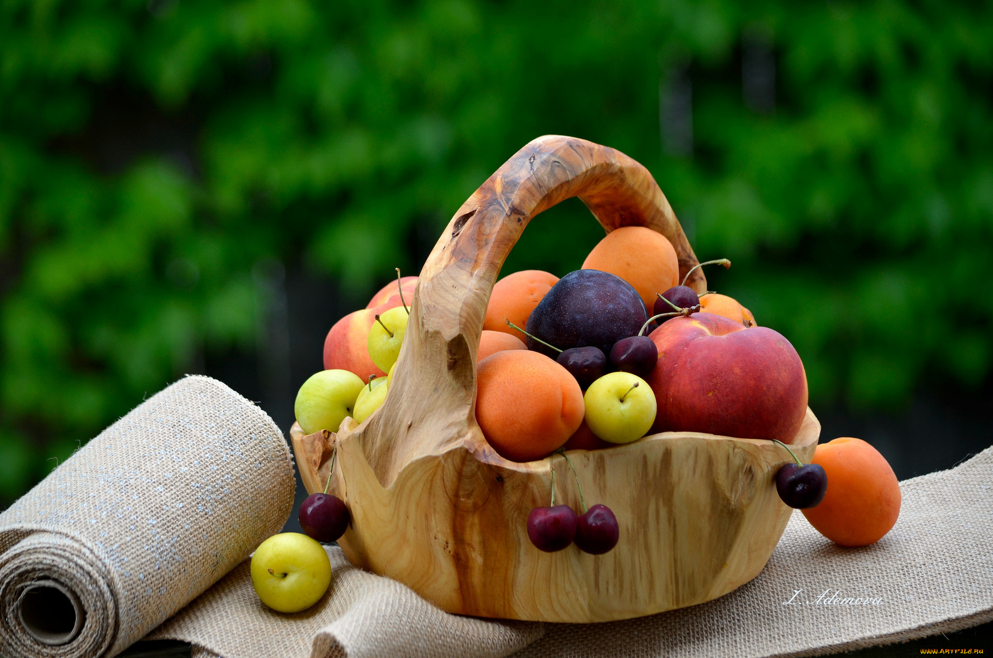 еда, фрукты, , ягоды, корзина, ягоды, лето