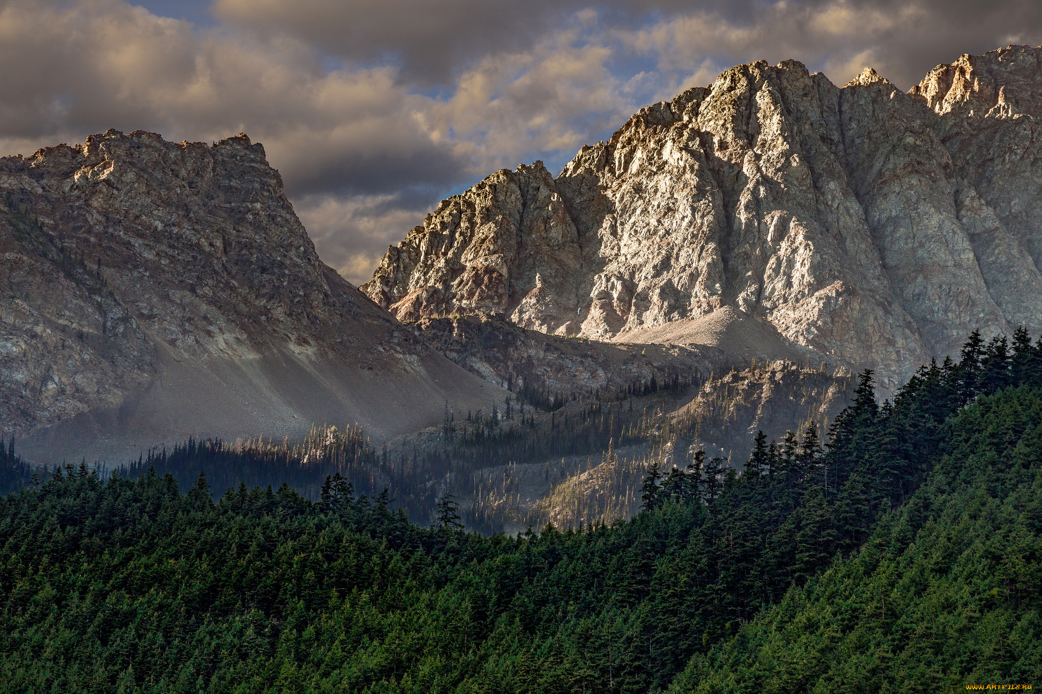 природа, горы, простор