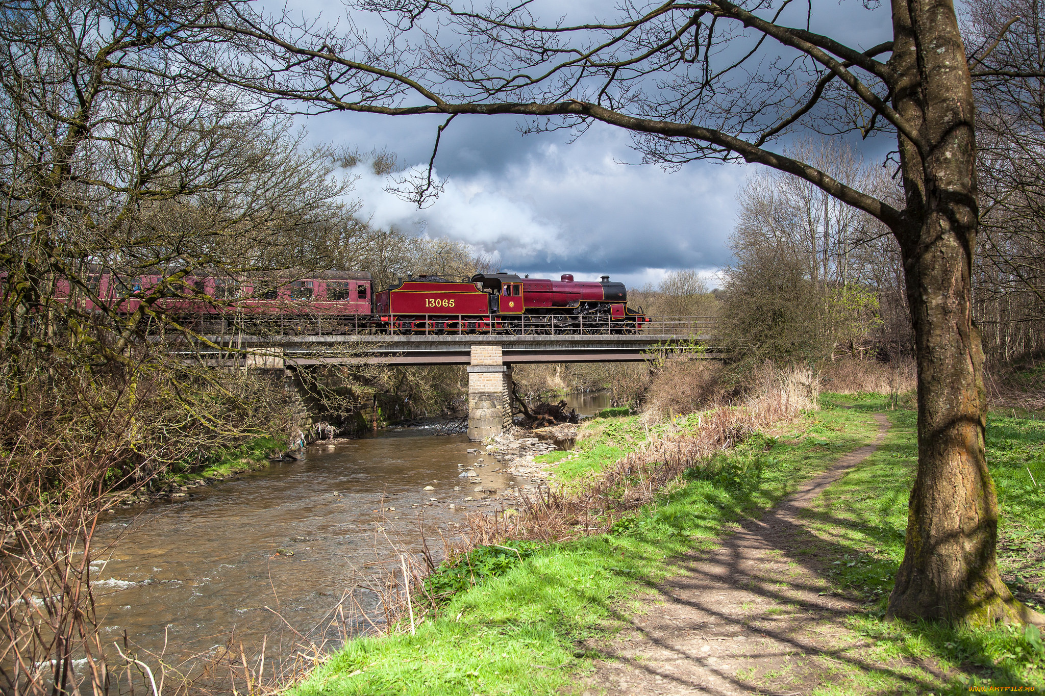 техника, паровозы, паровоз, рельсы