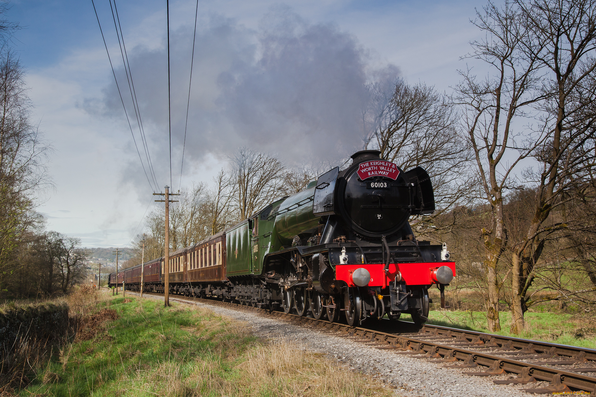 техника, паровозы, рельсы, паровоз