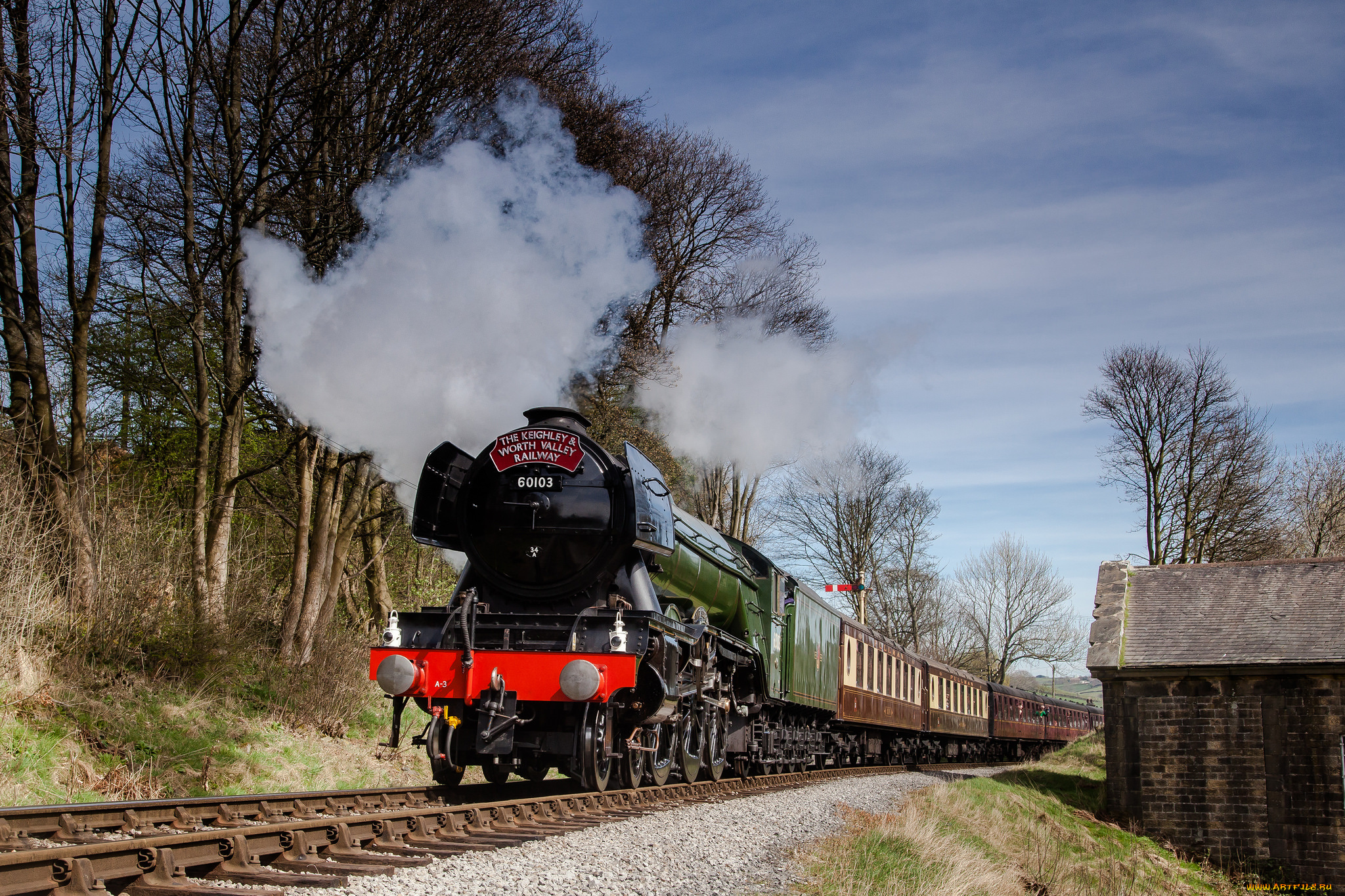 техника, паровозы, рельсы, паровоз