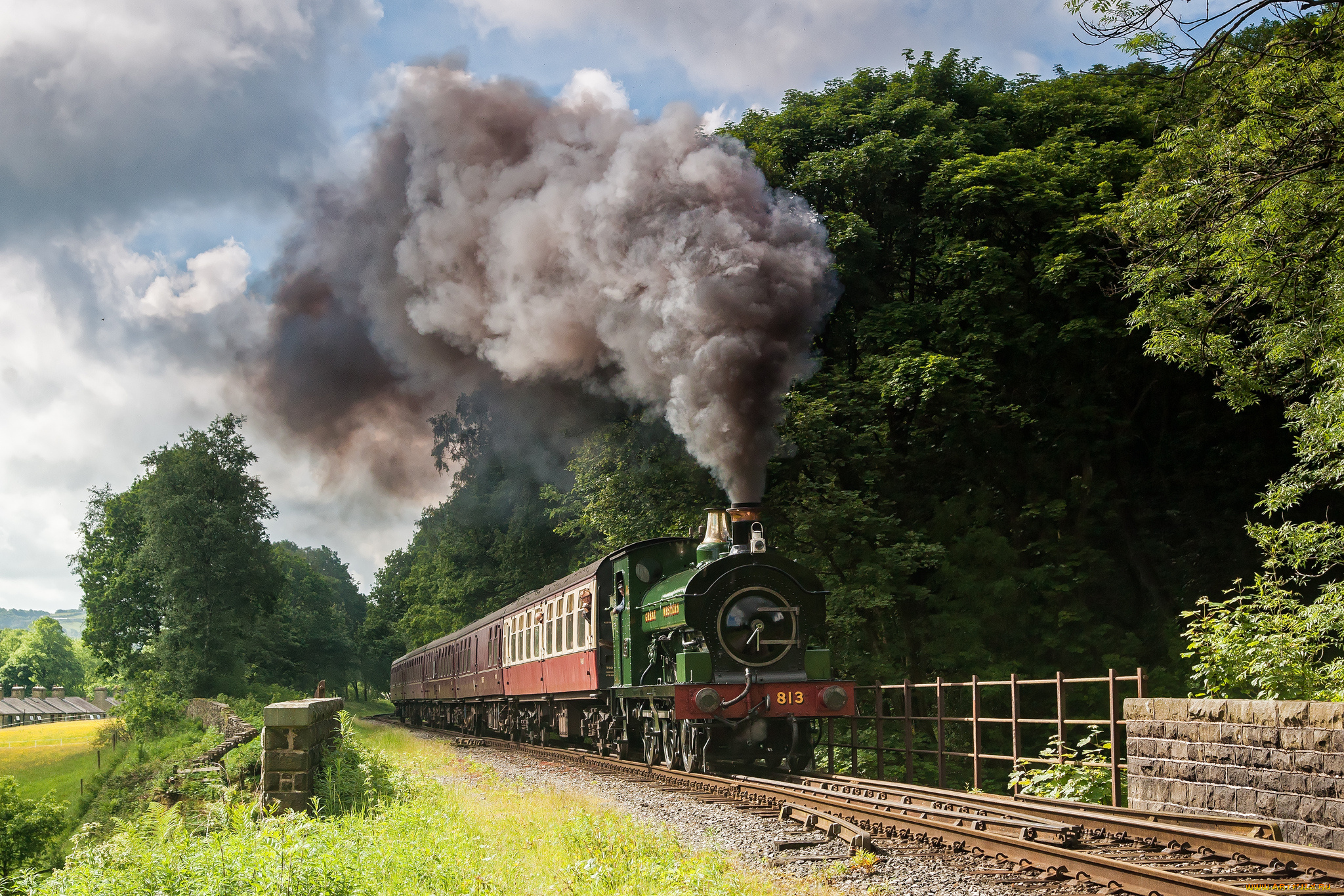 техника, паровозы, паровоз, рельсы