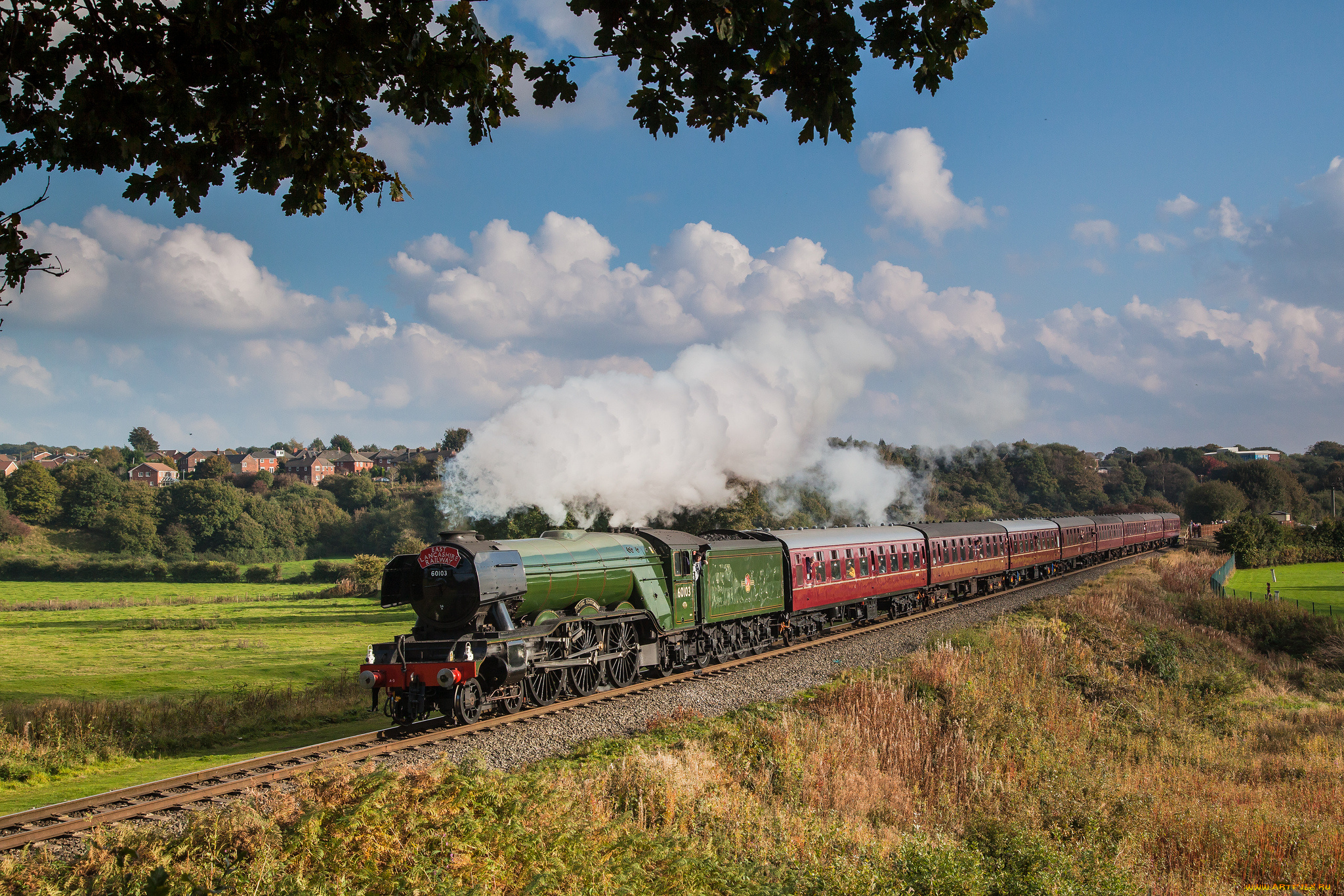 техника, паровозы, рельсы, паровоз