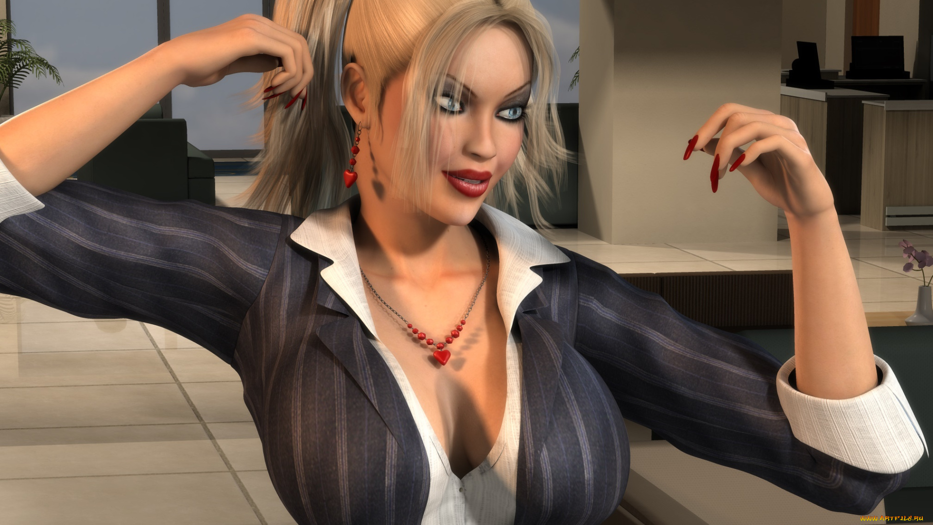 3д, графика, люди, , people, фон, девушка, взгляд