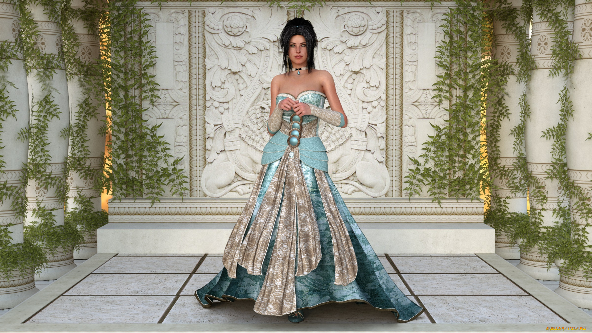 3д, графика, люди, , people, фон, взгляд, девушка