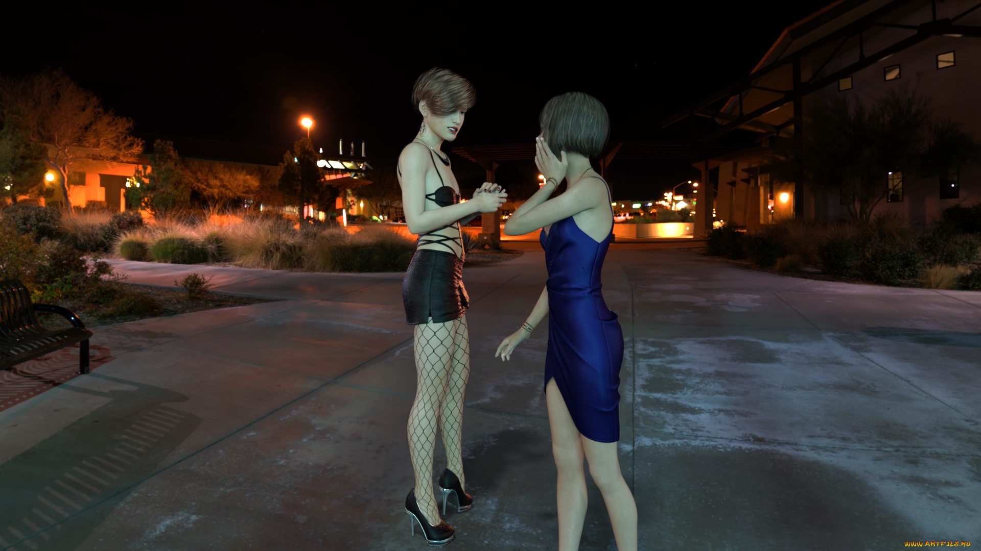 3д, графика, люди, , people, взгляд, девушки, фон