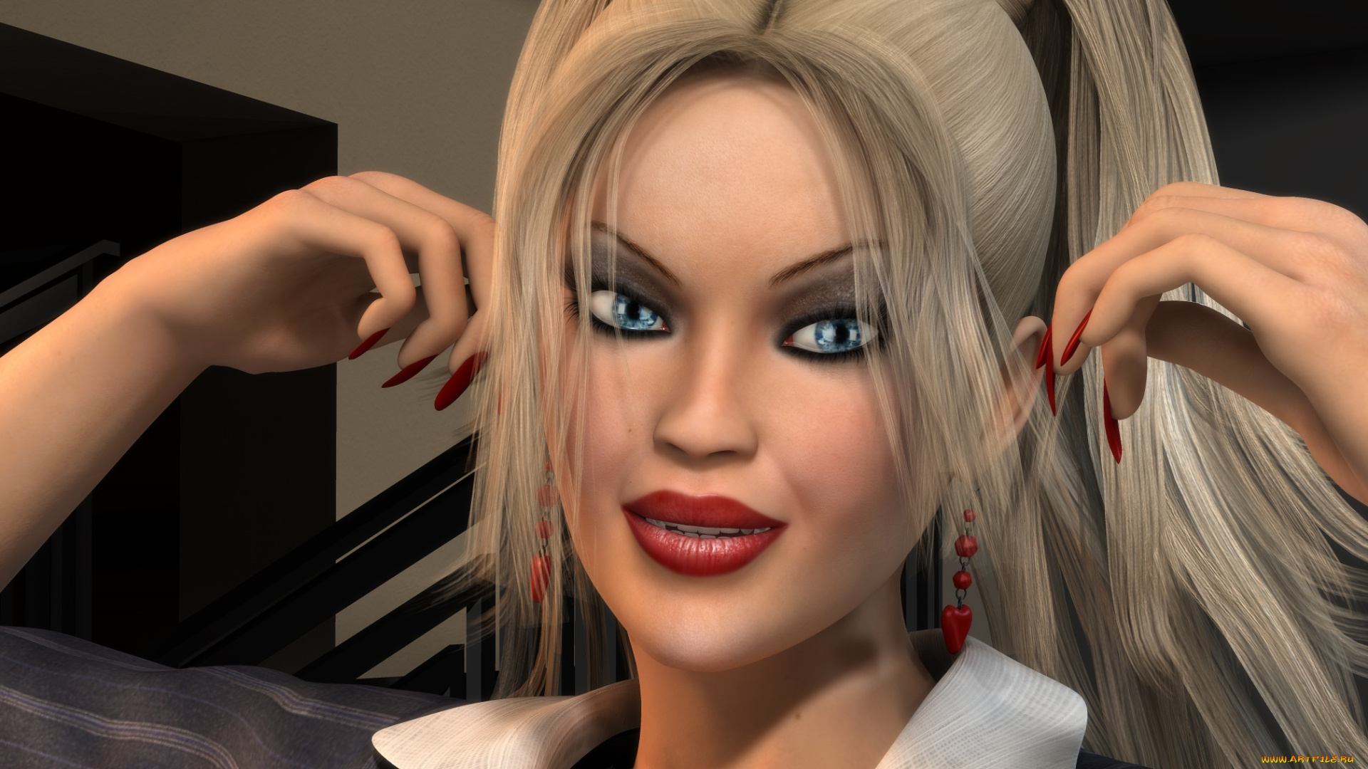 3д, графика, люди, , people, взгляд, девушка, фон