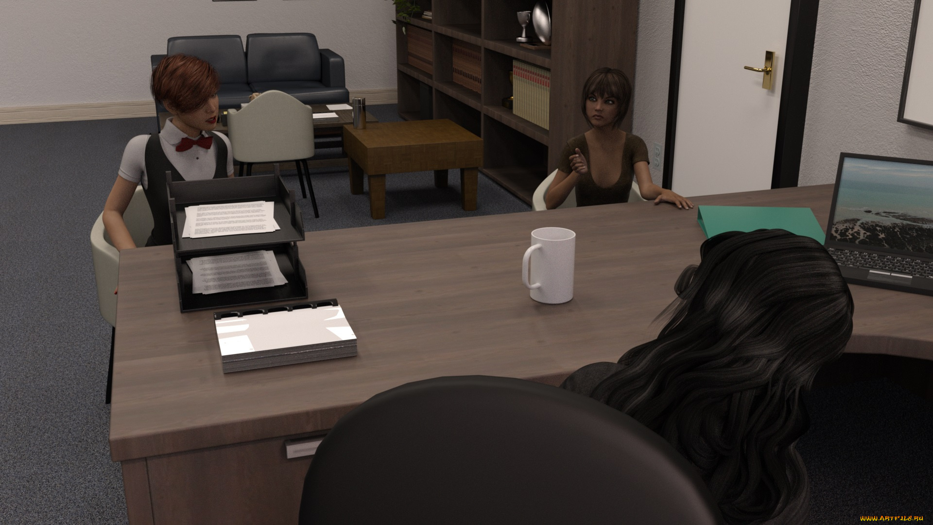 3д, графика, люди, , people, взгляд, фон, девушки