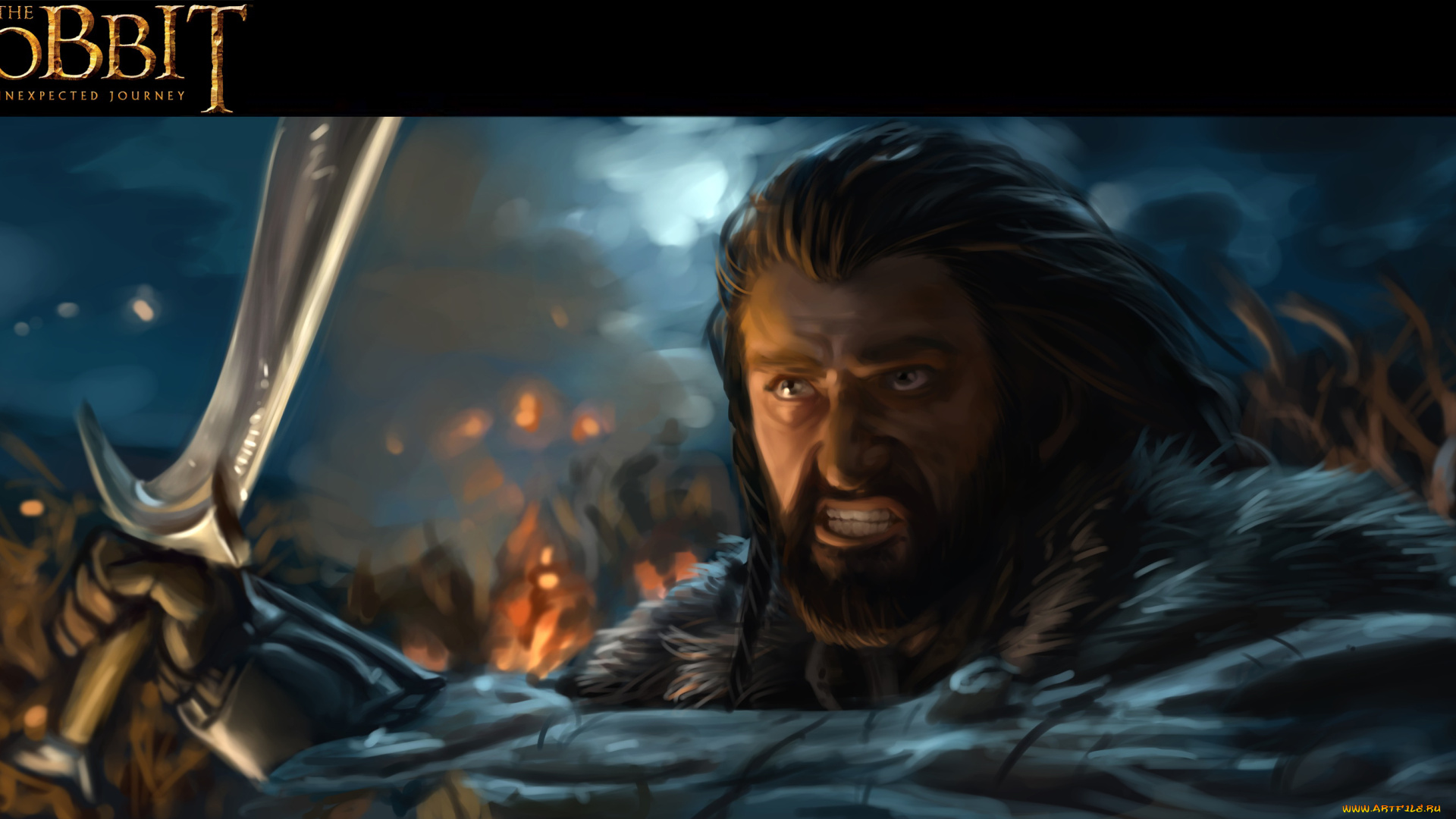 рисованное, кино, взгляд, фон, мужчина