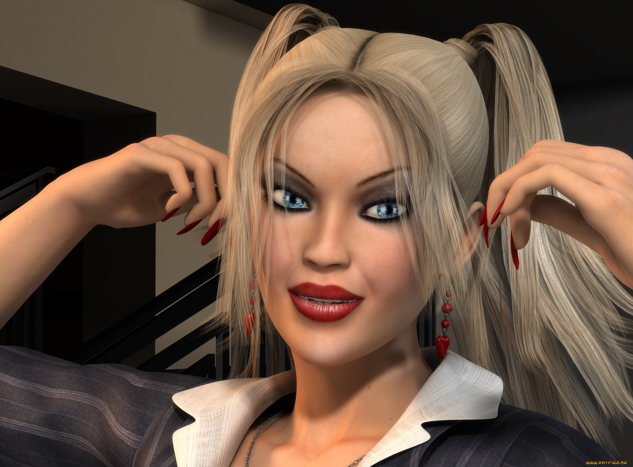 3д, графика, люди, , people, взгляд, девушка, фон