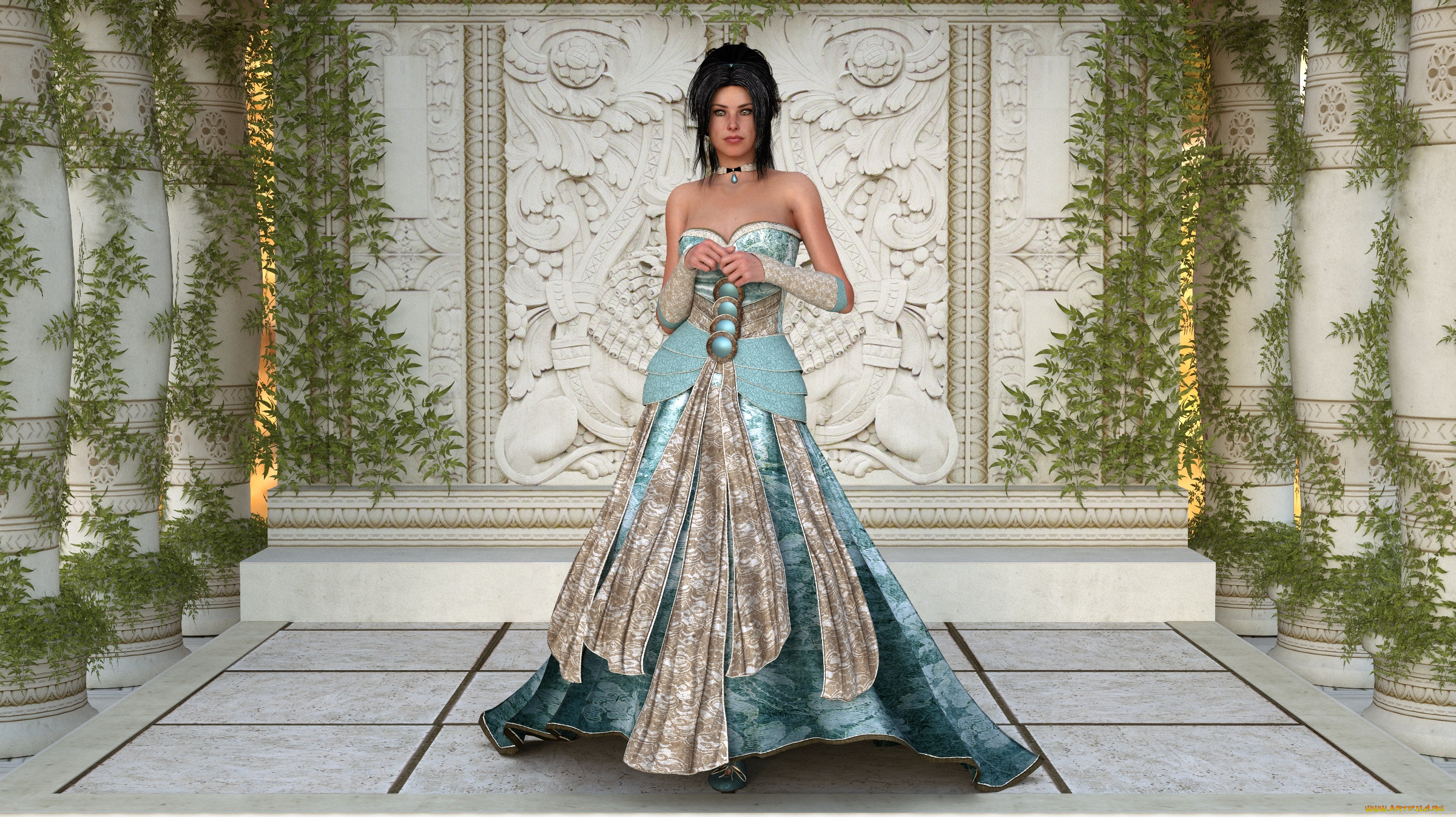 3д, графика, люди, , people, фон, взгляд, девушка